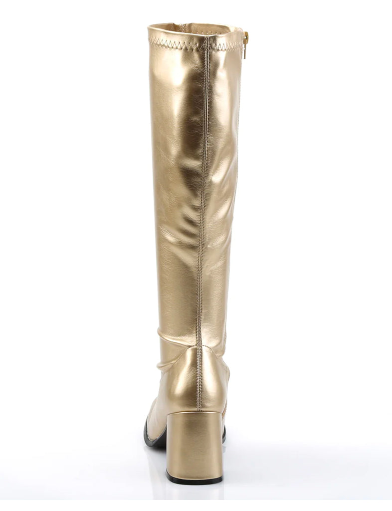 GOGO 300 BOOTS - GOLD STRETCH *PRE ORDER*