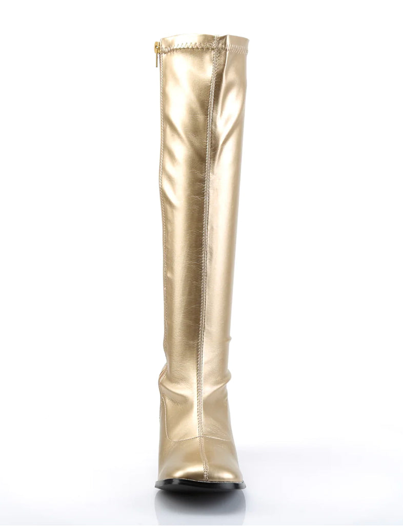 GOGO 300 BOOTS - GOLD STRETCH *PRE ORDER*