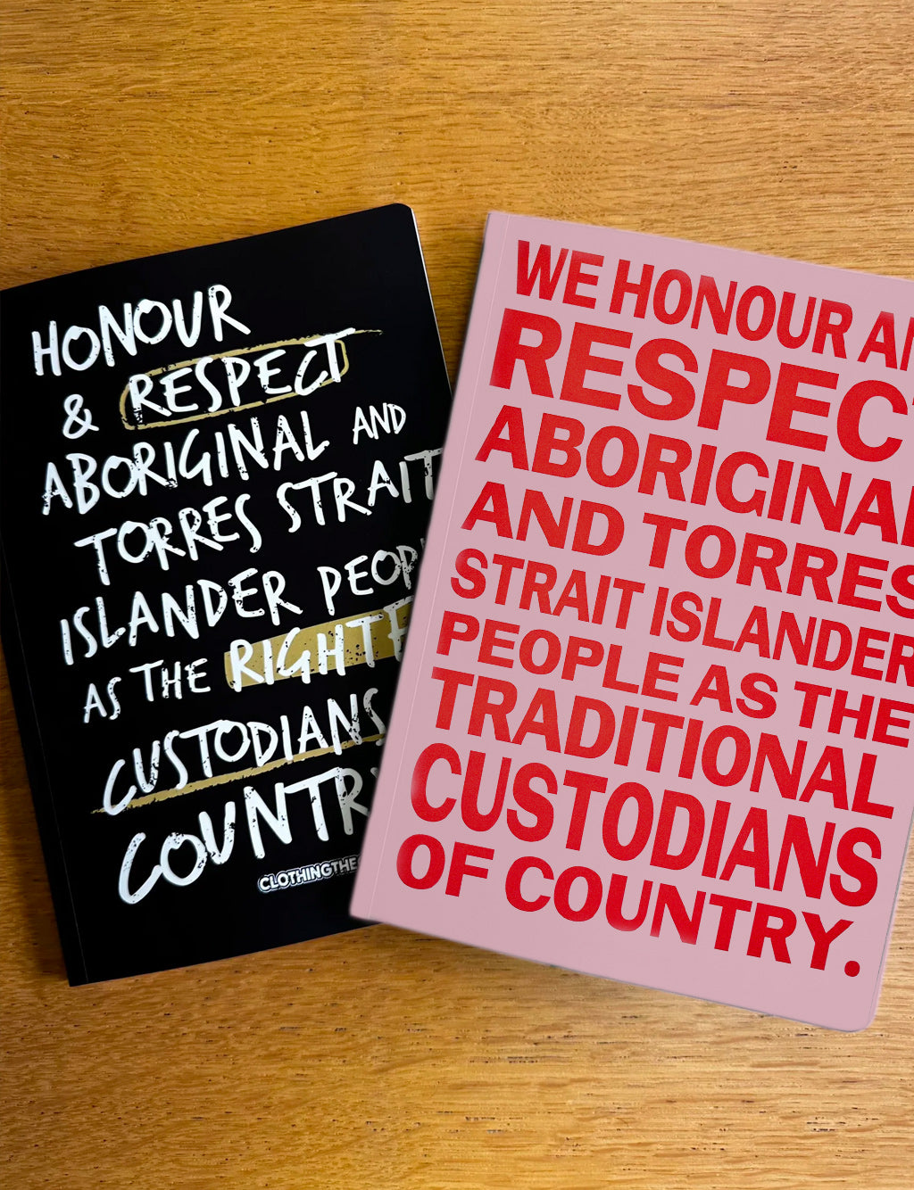 HONOUR COUNTRY NOTEBOOK - PINK / RED