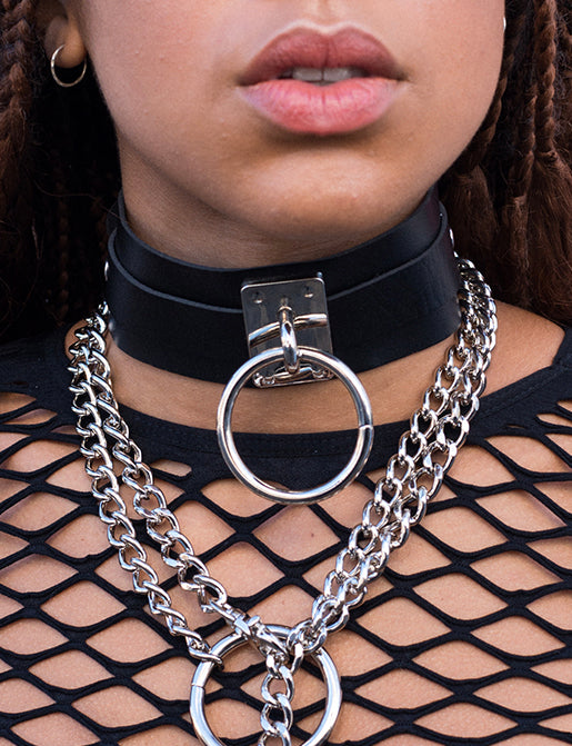 INTO THE UNKNOWN CHOKER - BLACK