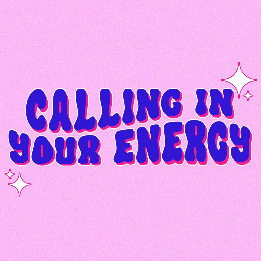 Calling in your energy! ✨💫