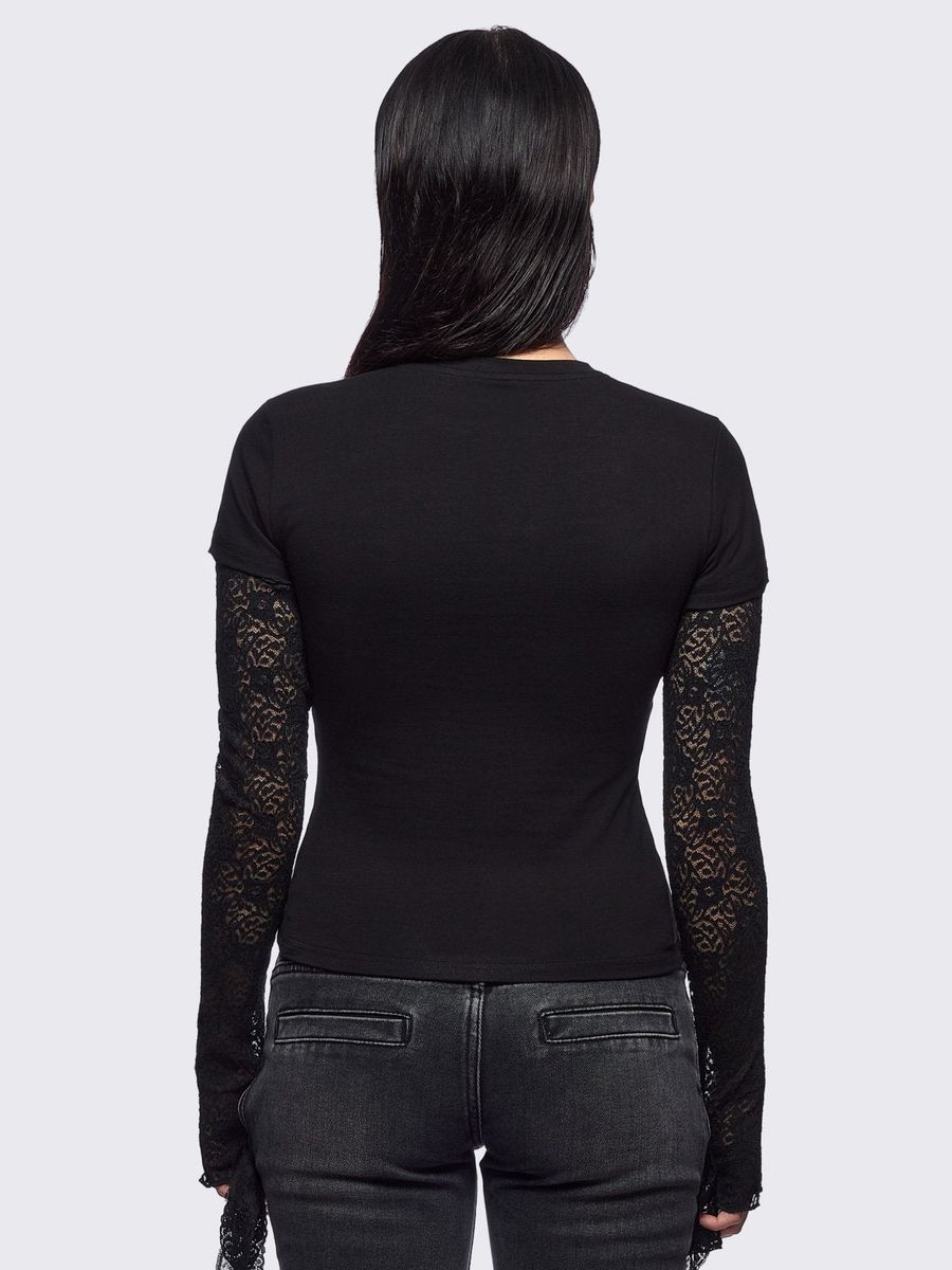 HEARTBREAKER LAYERED BABY TEE
