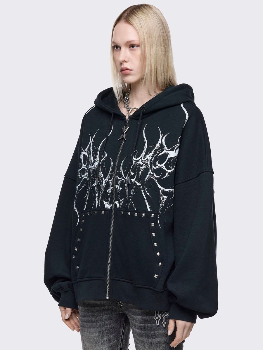 HEARTH OF HORNS ZIP UP HOODIE