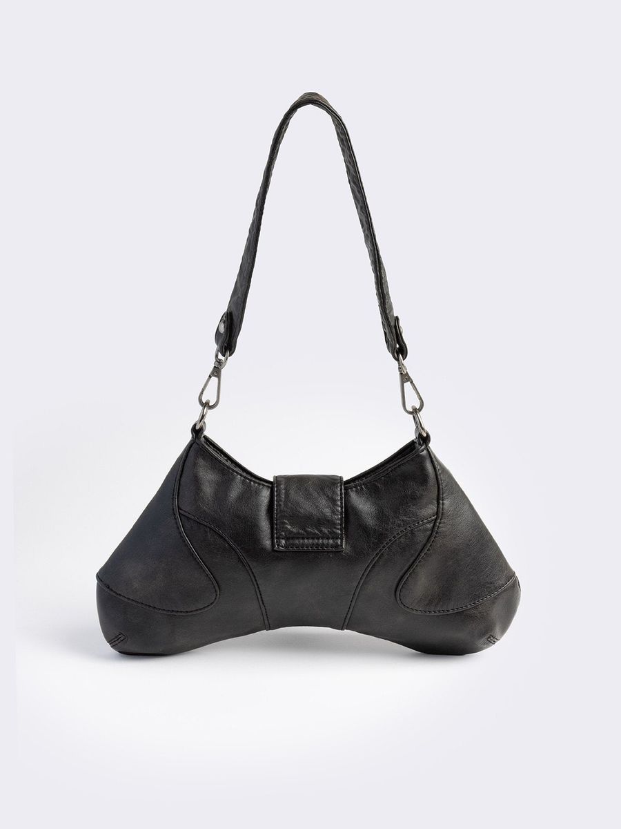 CHARLI VEGAN LEATHER BAGUETTE BAG