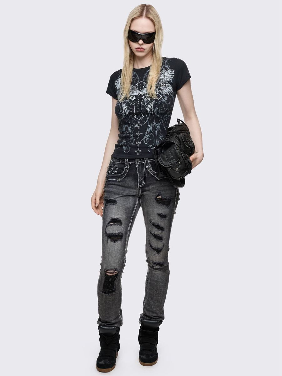 WINGED CROSS BABY TEE