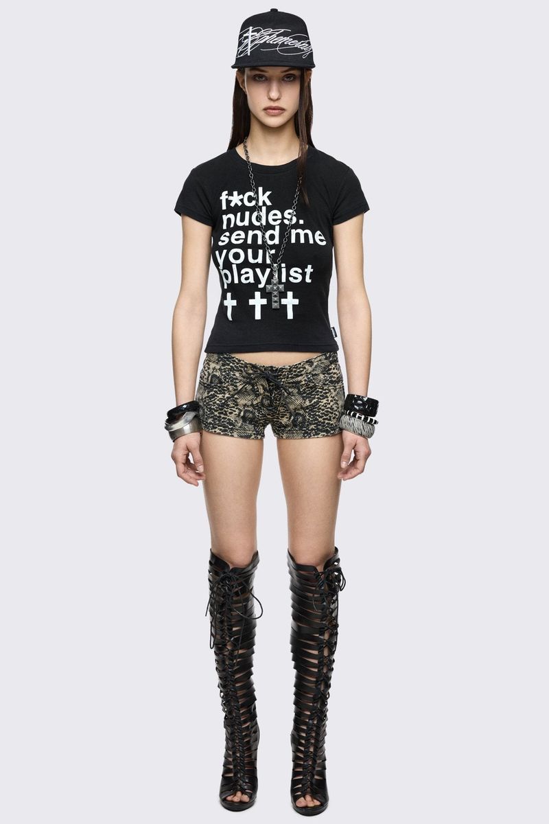 SEND ME YOUR PLAYLIST BABY TEE