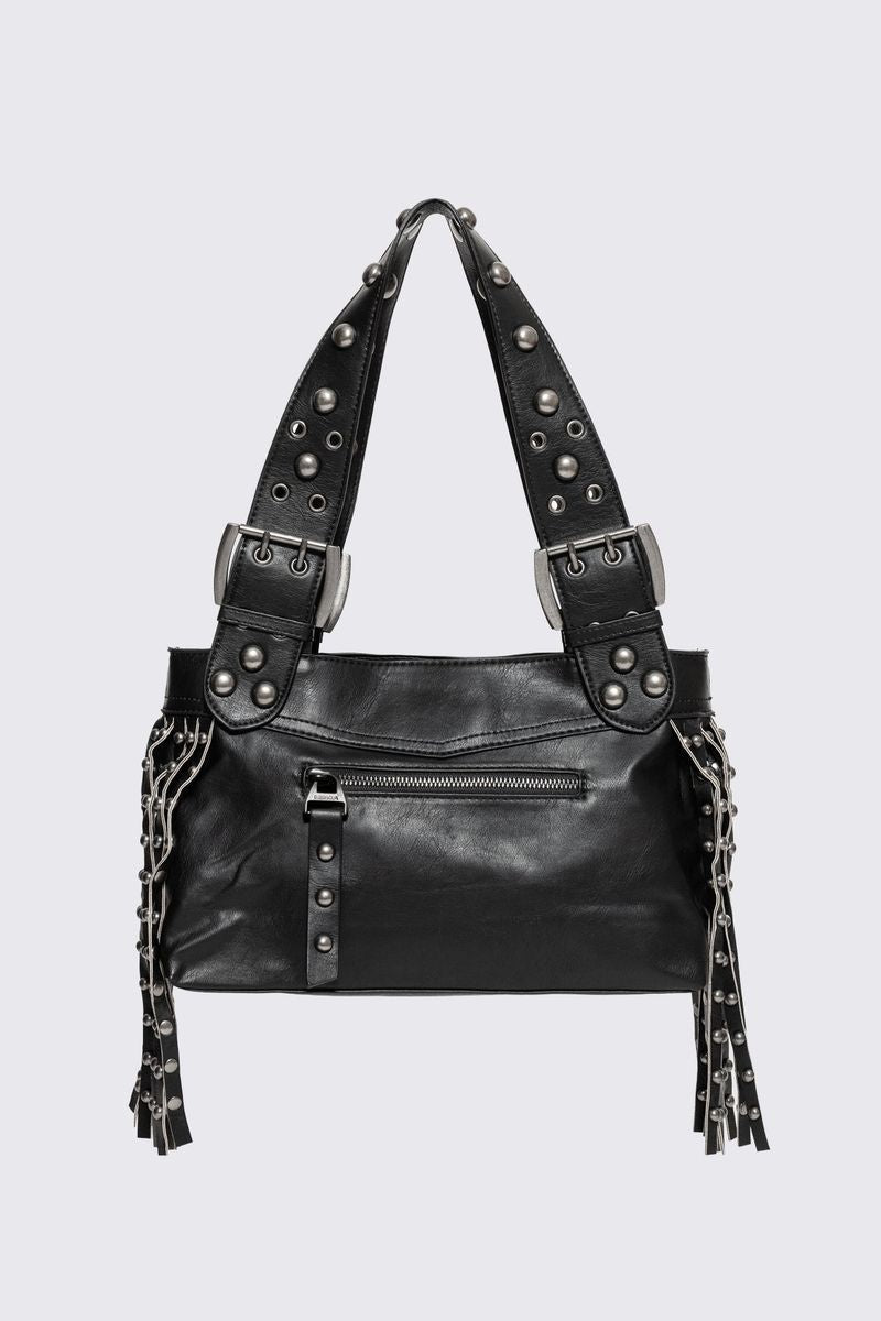 FERN VEGAN LEATHER SHOULDER BAG