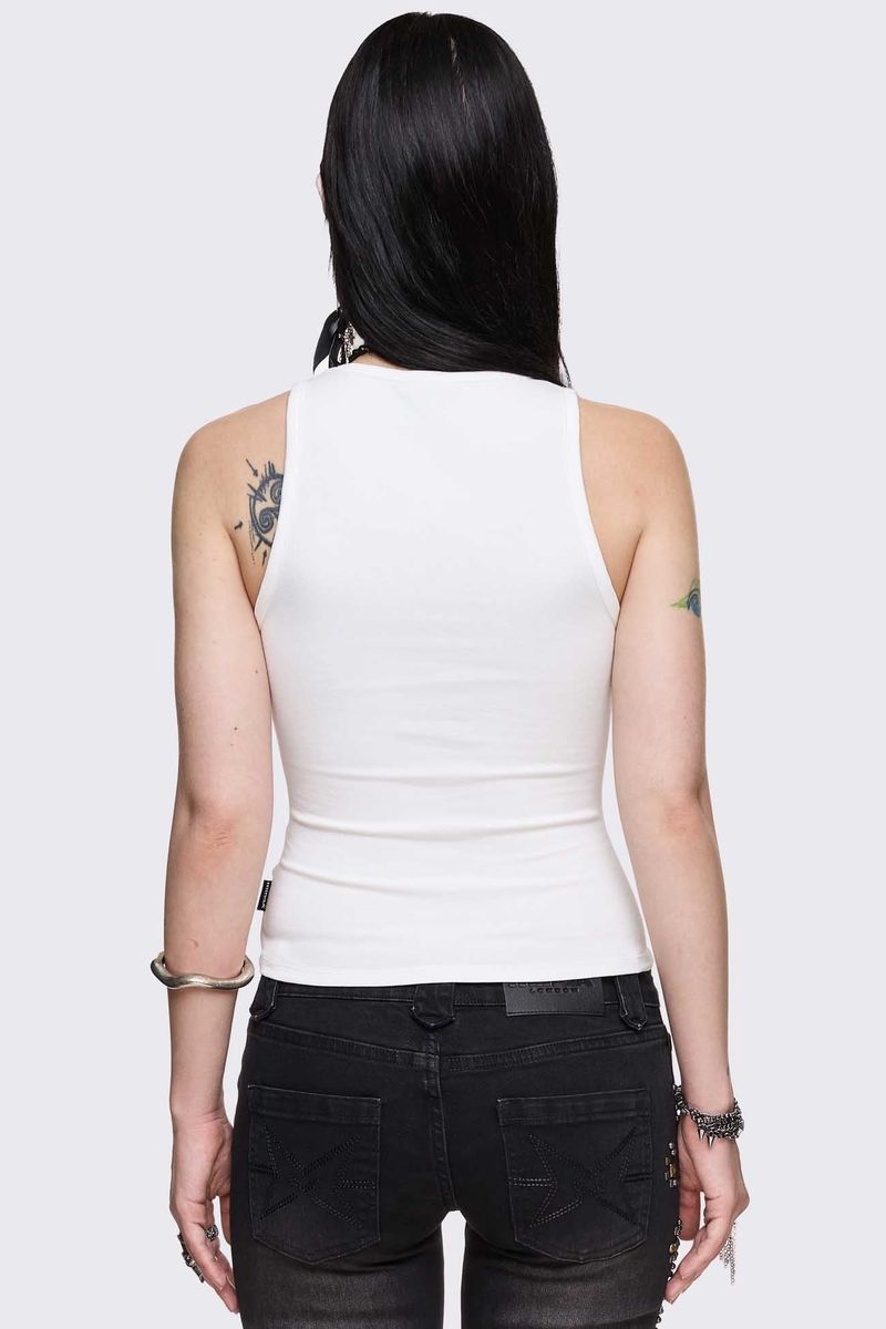 COURTNEY LACE UP TOP