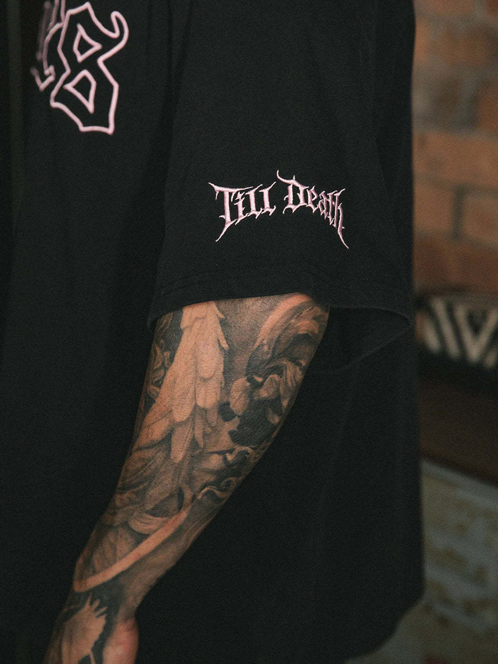 TILL DEATH 4.0 STEEZE TEE - WASHED BLACK