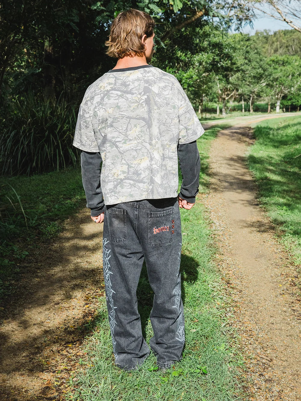 COMMANDO LAYERED TEE - BUSH CAMO