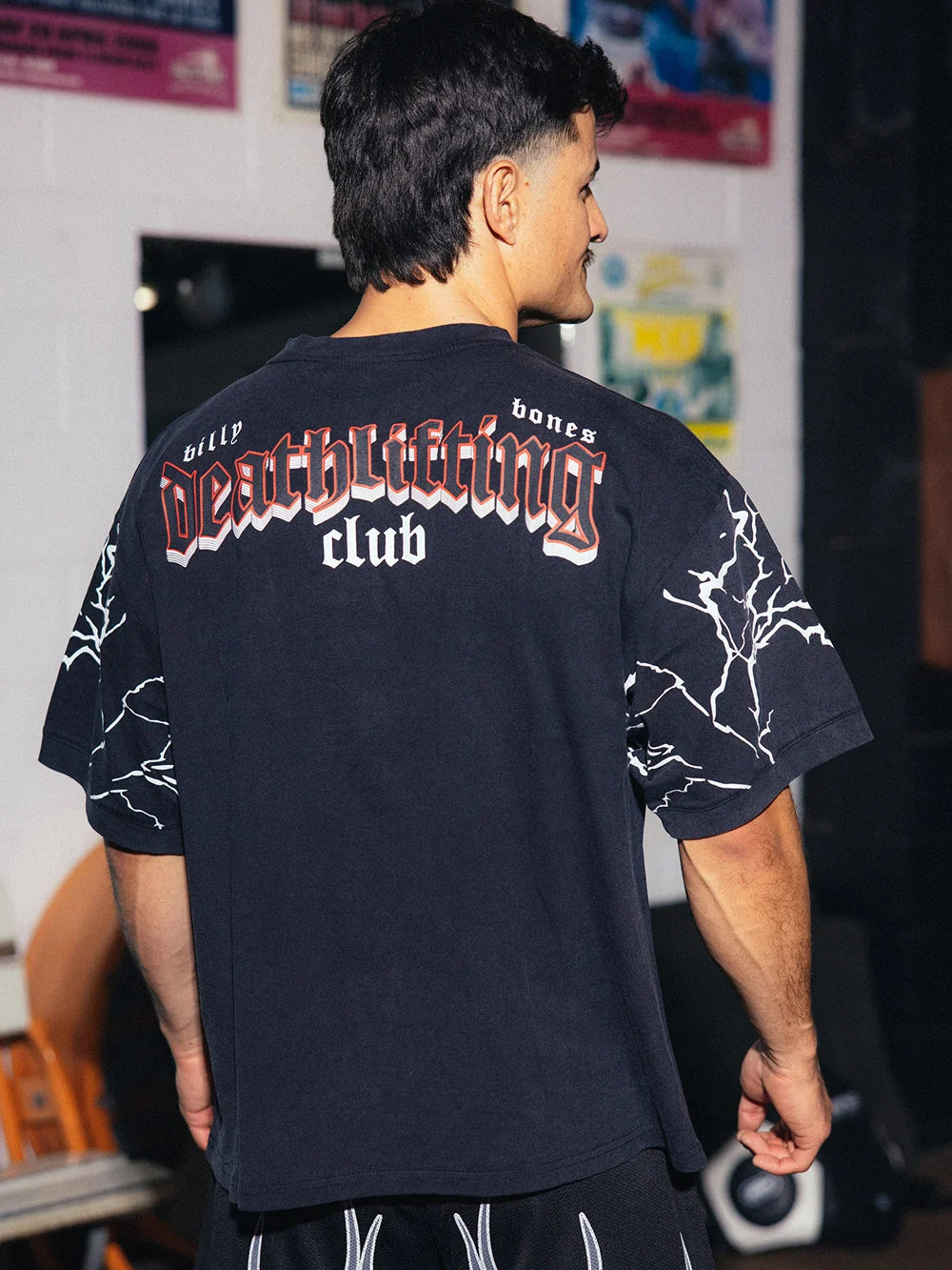 ALL BARK GYM TEE - WASHED BLACK