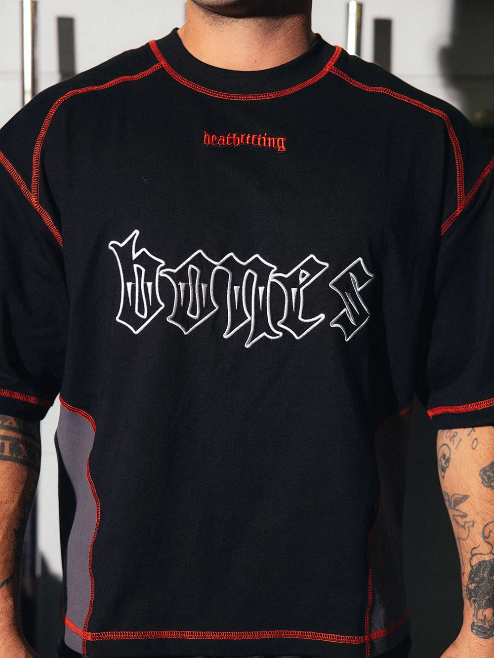 DEATHLIFTING JERSEY - BLACK/RED