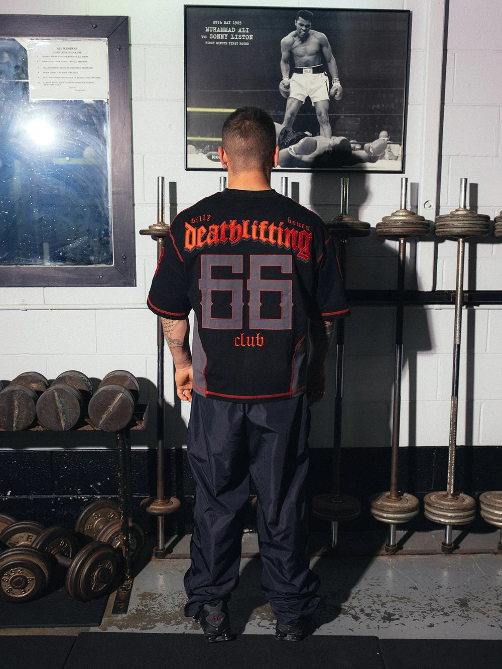DEATHLIFTING JERSEY - BLACK/RED