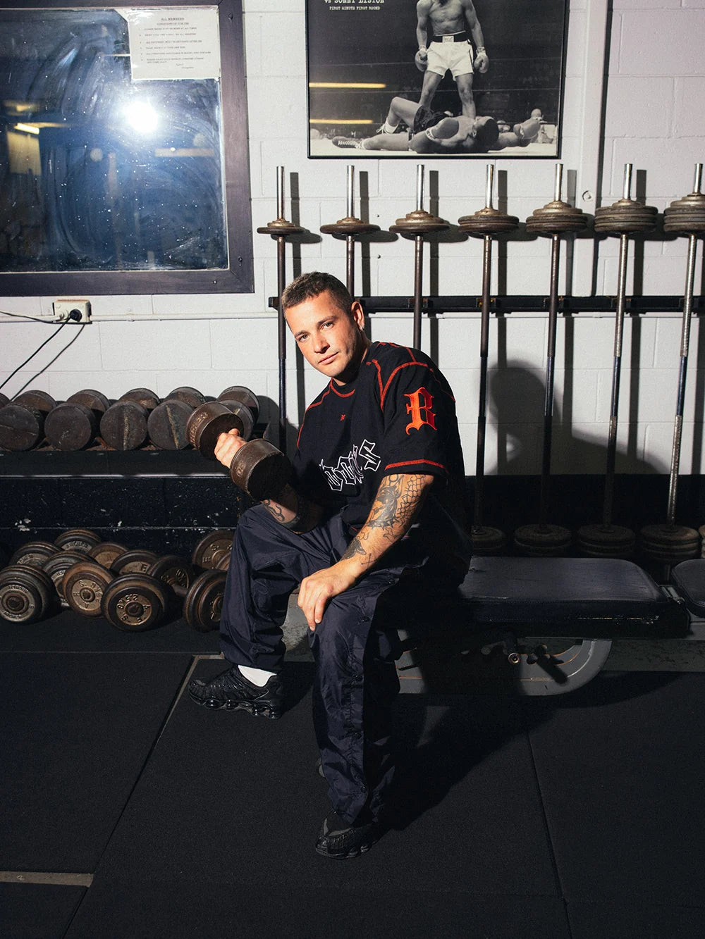 DEATHLIFTING JERSEY - BLACK/RED