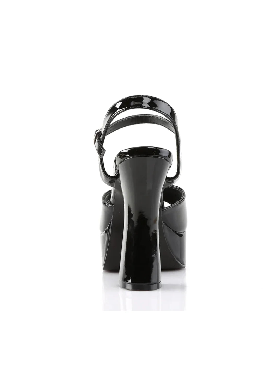 DEMONIA DOLLY-09 SANDALS - BLACK PATENT
