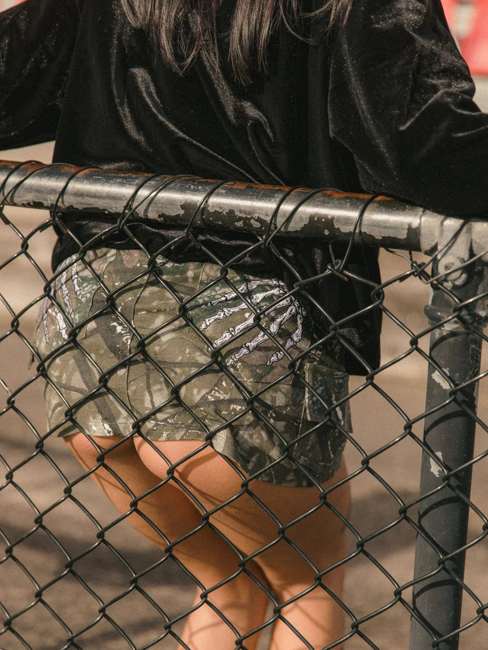 HANDS OFF CAMO SKIRT