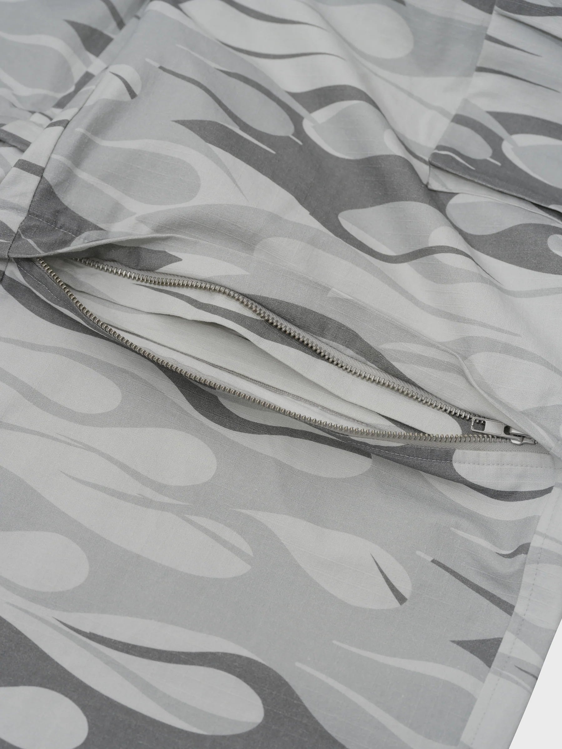 SNOW FLAME CONVERTIBLE PANTS - WHITE CAMO