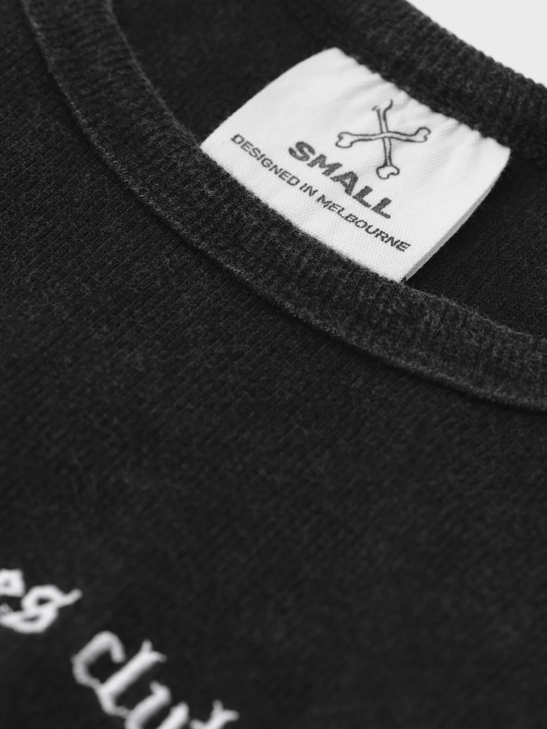 BACKBONE LOW CROP - WASHED BLACK