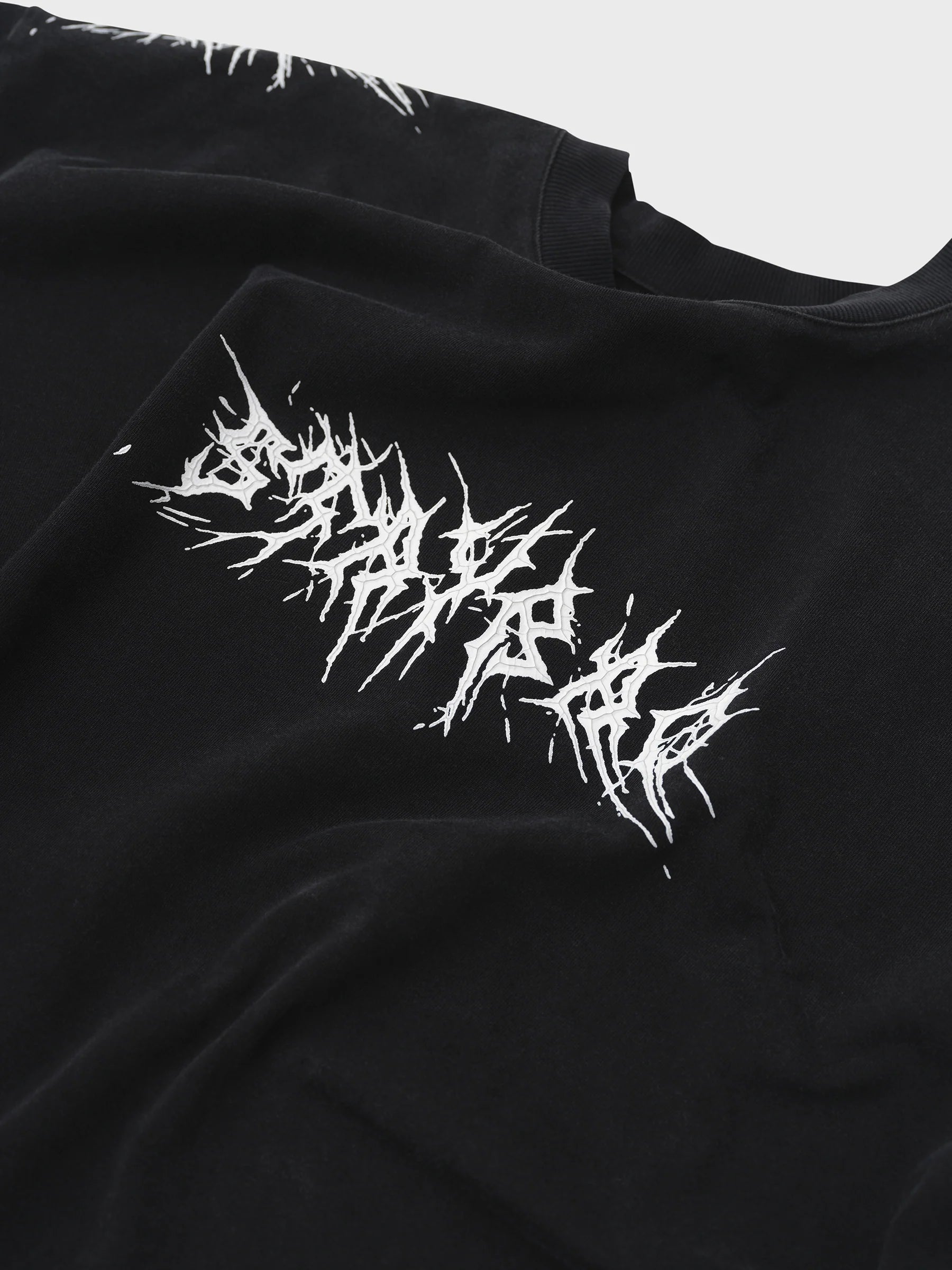 STAY BAD STATIC TEE - WASHED BLACK