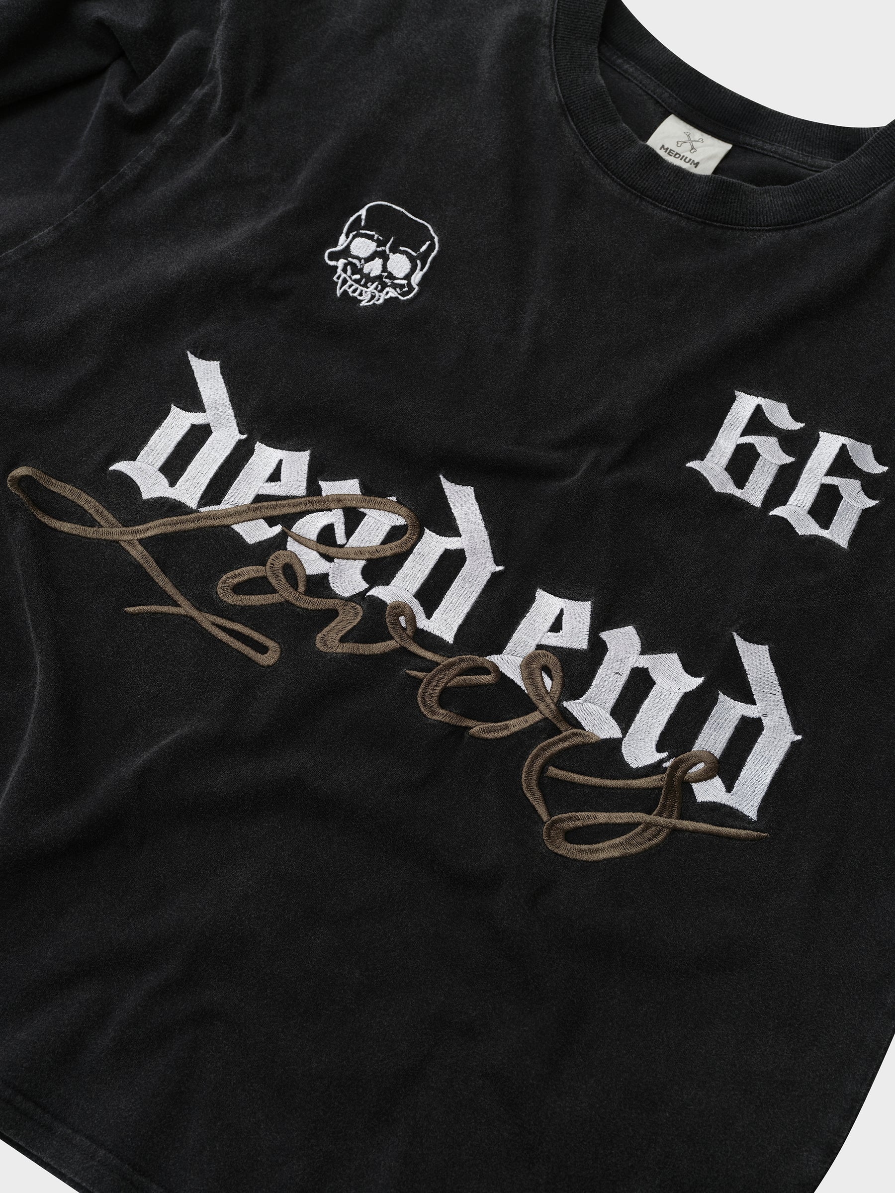 DEAD ENDLESS TEE - WASHED BLACK