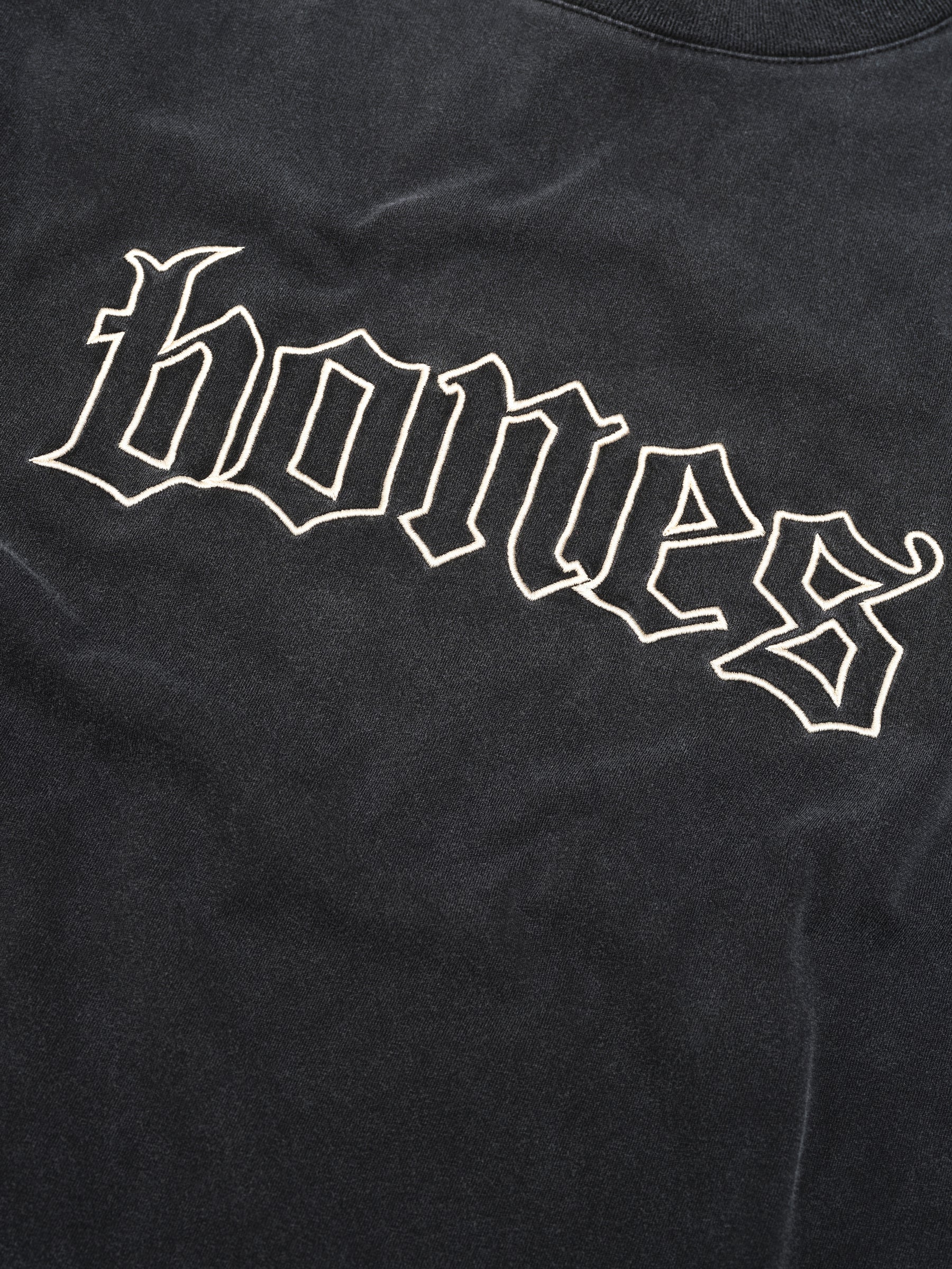 LUCKY AS F*CK TEE - WASHED BLACK