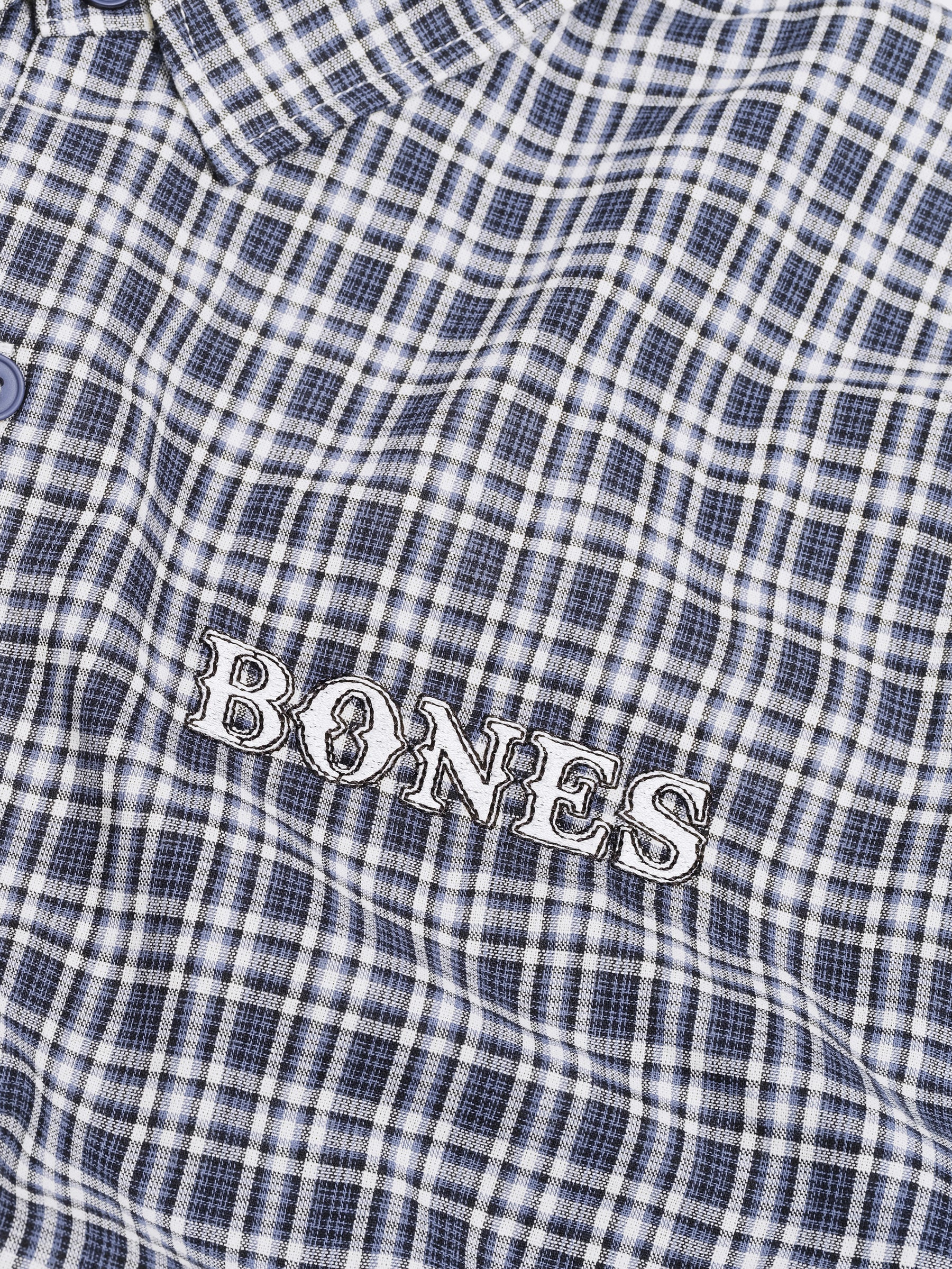 BONES CHECK RODEO 2.0 SHIRT - BLUE