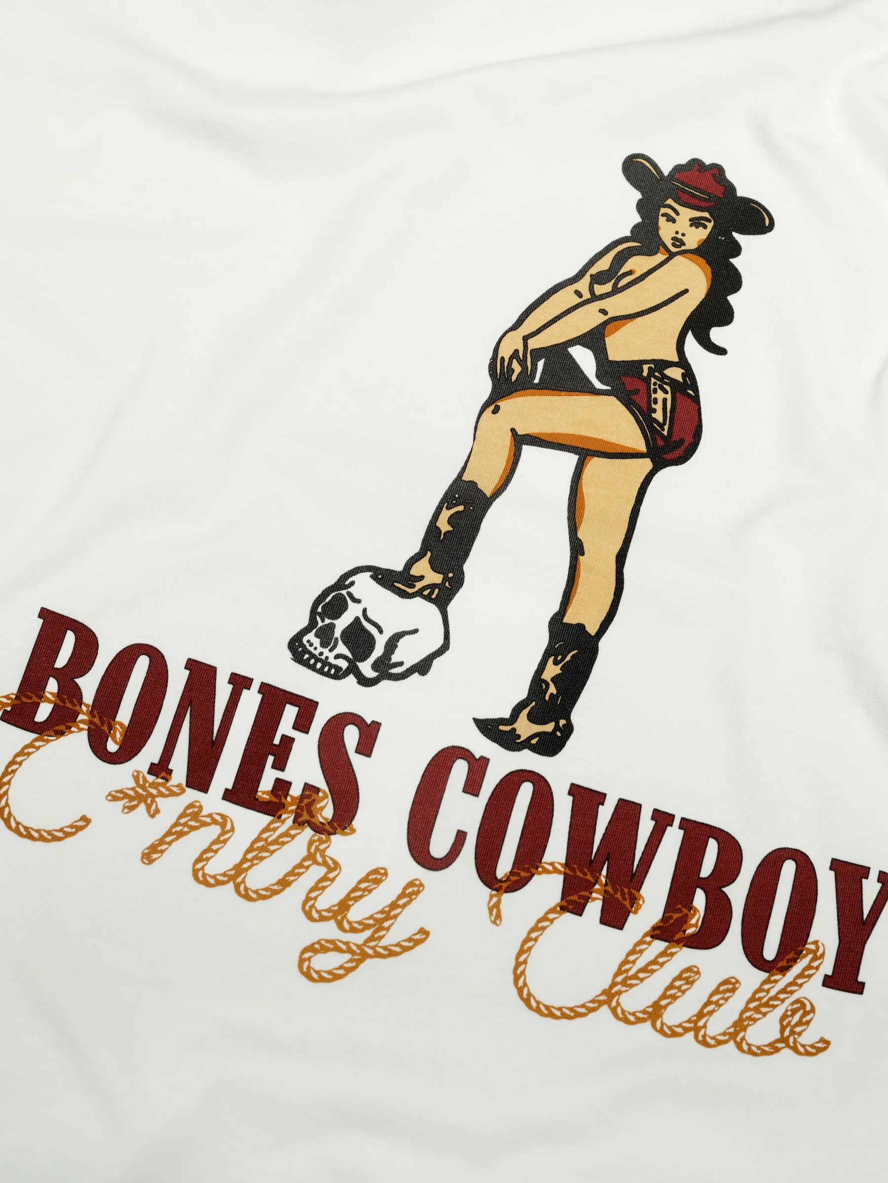 COUNTRY CLUB RINGER TEE - VINTAGE WHITE/RED