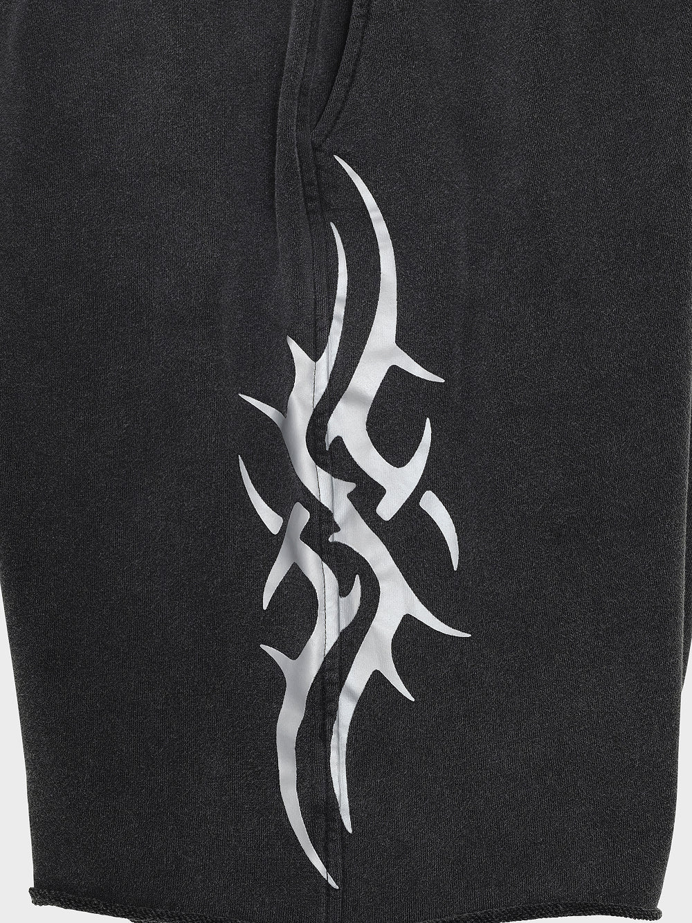 CYBER BAGGY JERSEY SHORTS - VINTAGE BLACK