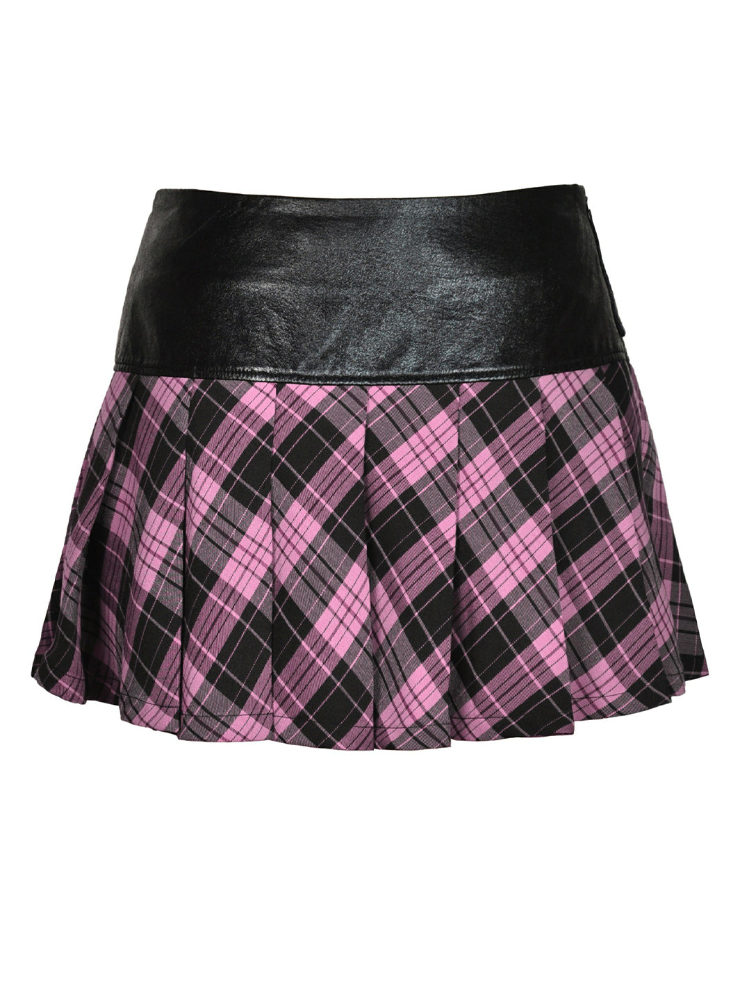 CLUB RAT PLAID MINI SKIRT