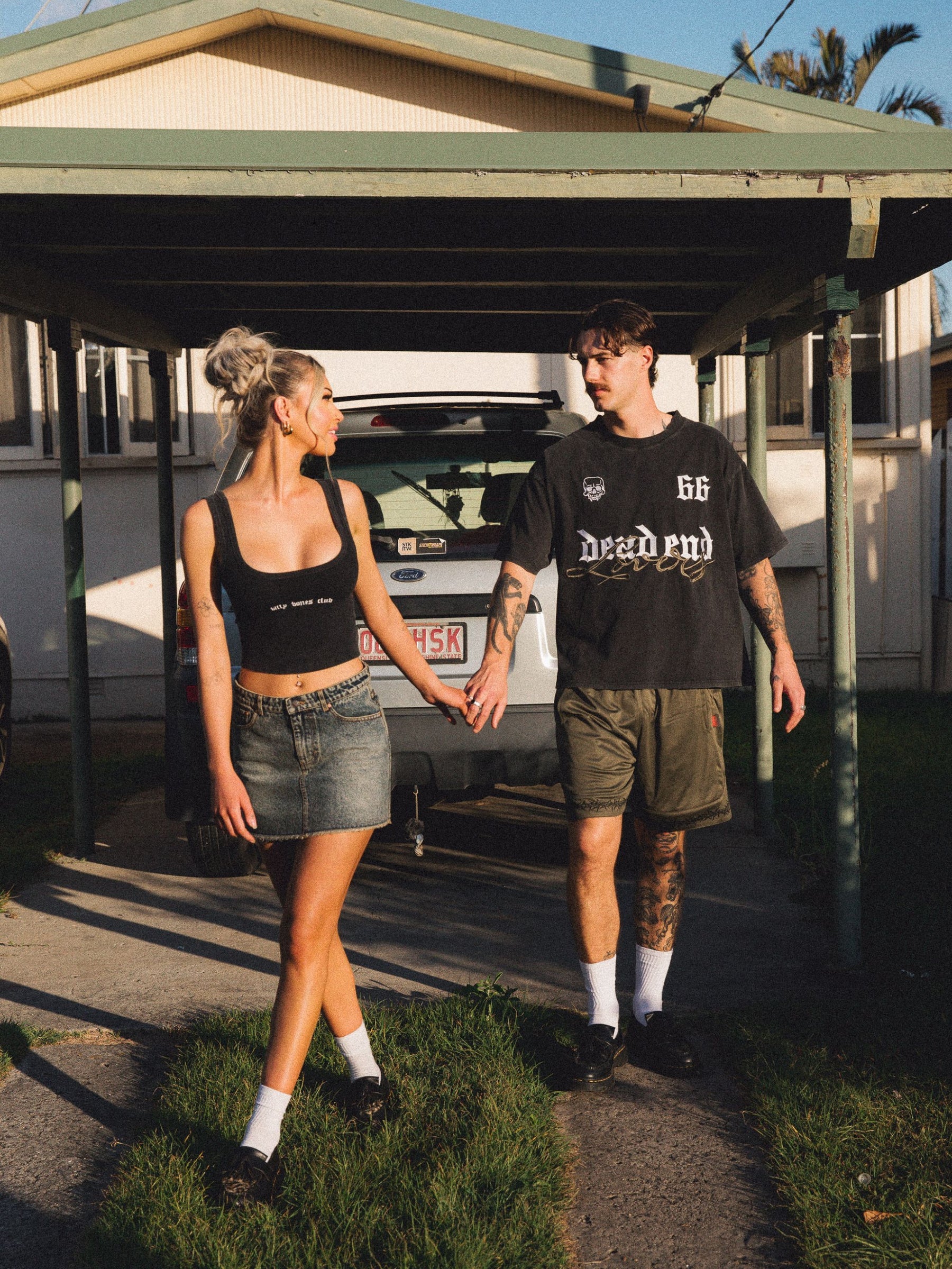 DEAD ENDLESS TEE - WASHED BLACK