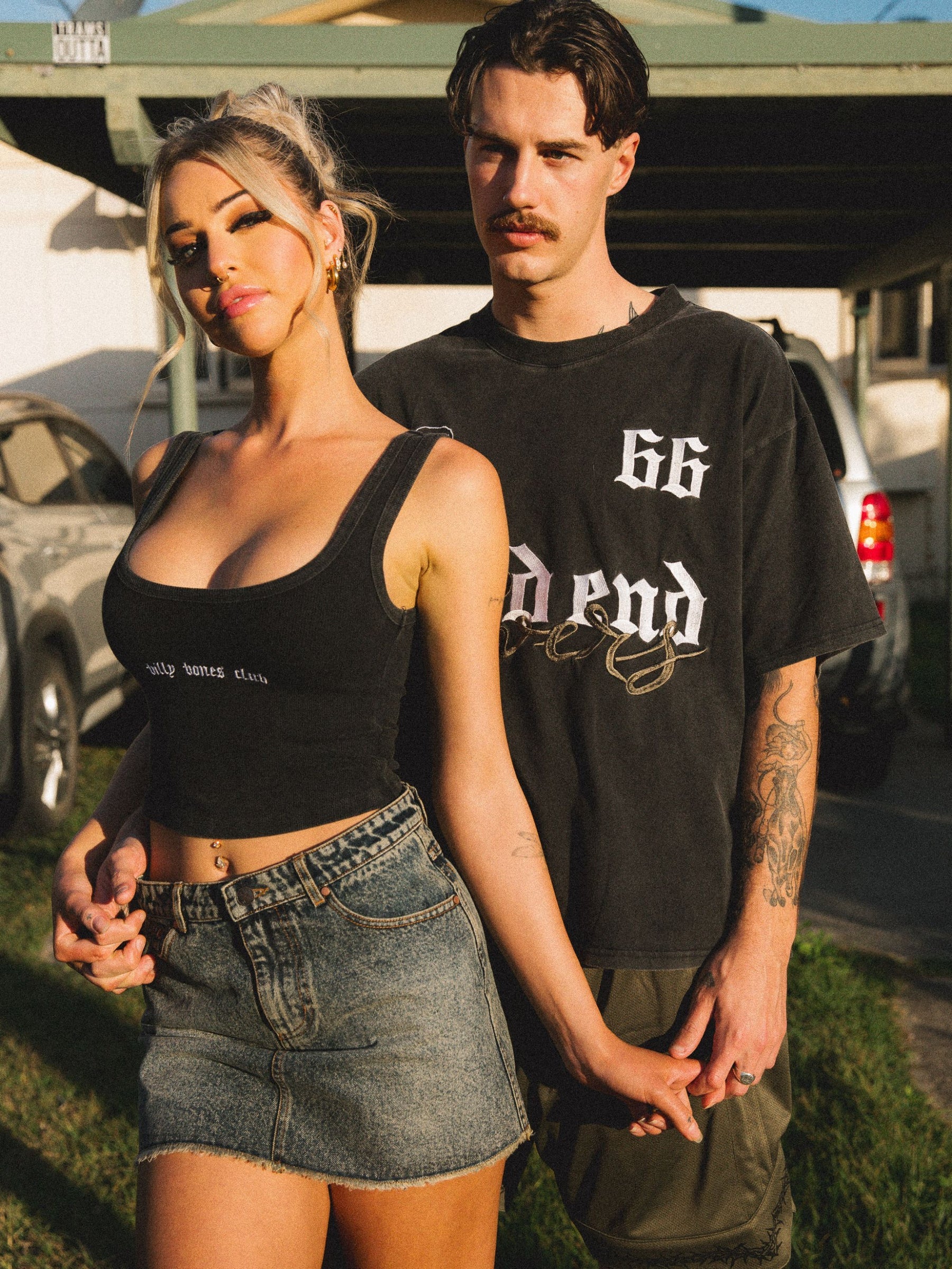 DEAD ENDLESS TEE - WASHED BLACK