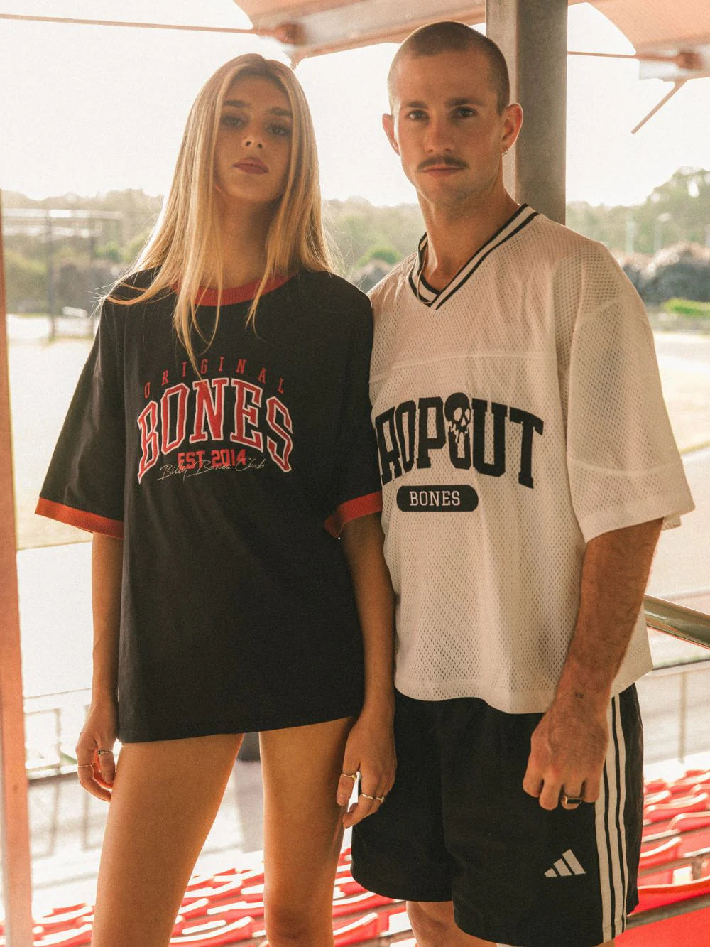 FALSE START RINGER TEE - WASHED BLACK