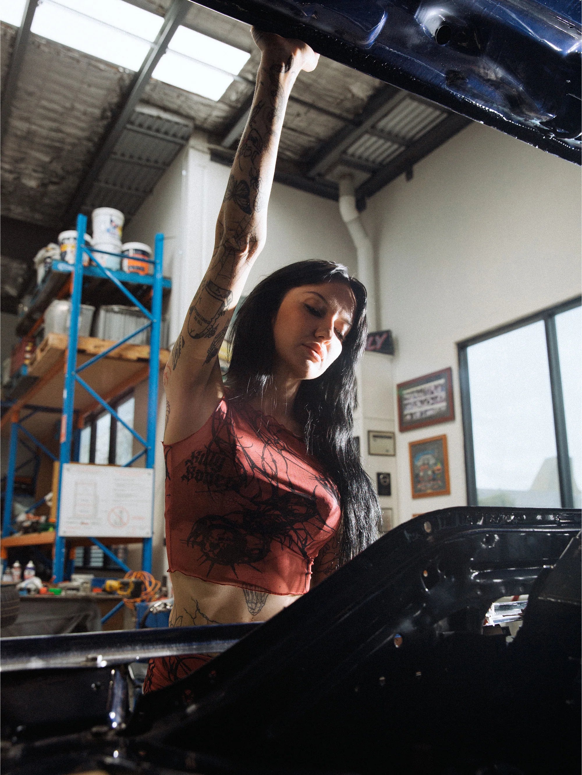 SCORPION MESH TOP - SHIRAZ