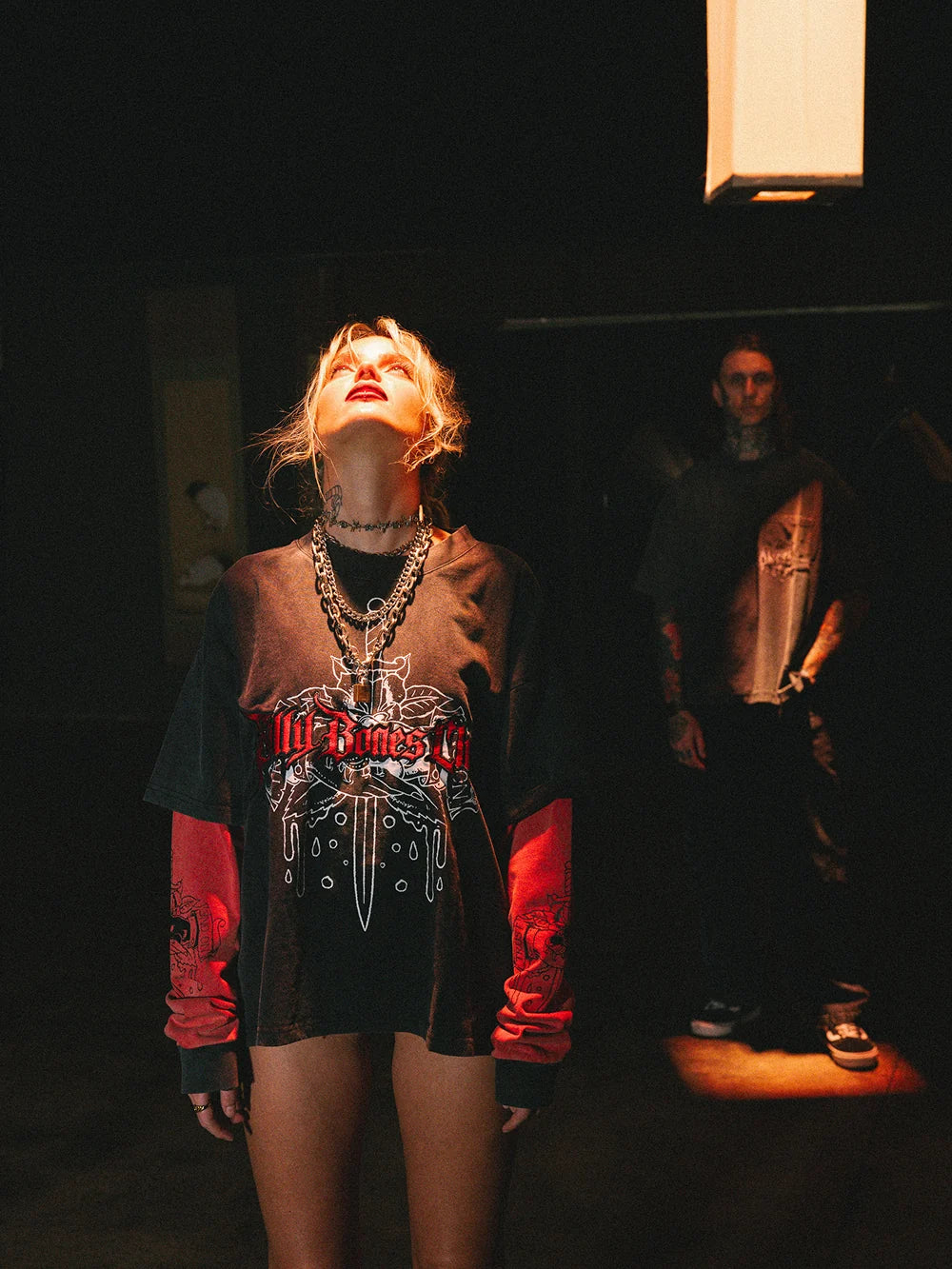TRUST NO ONE LONGSLEEVE - WASHED BLACK