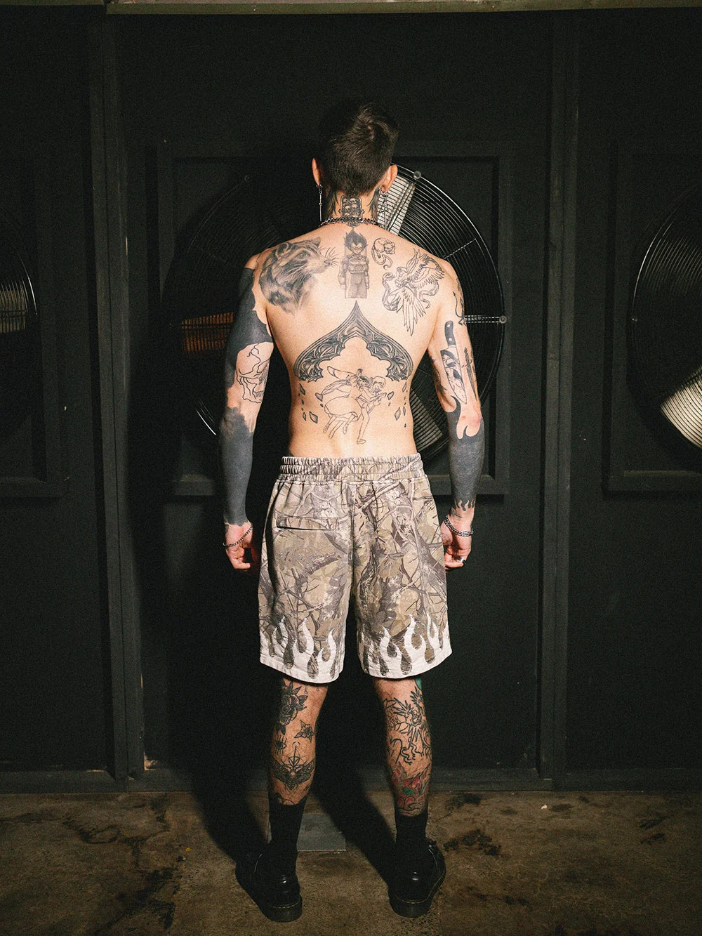 BURNER JERSEY SHORTS - BARBED CAMO