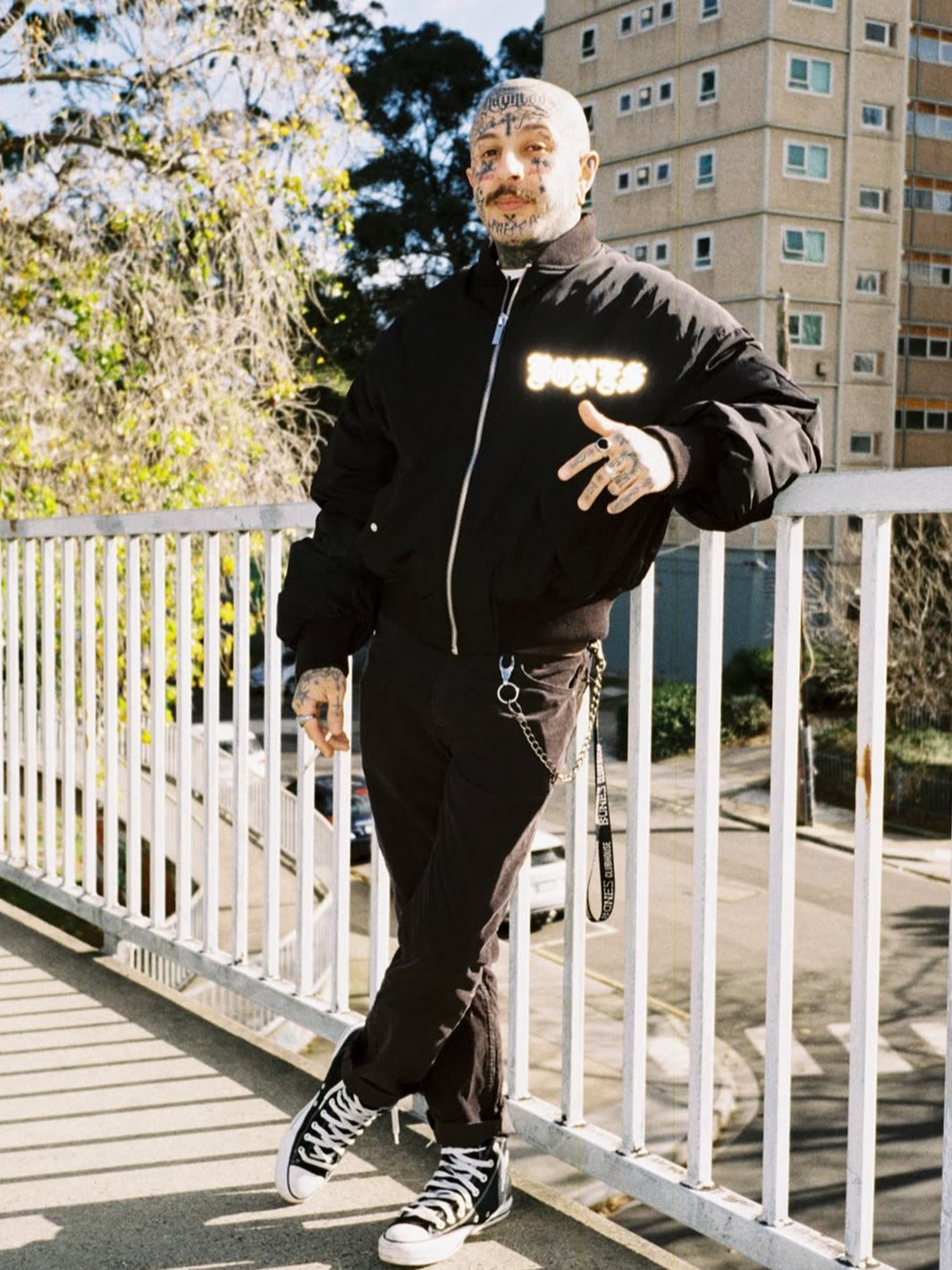 SKELETON BOMBER JACKET