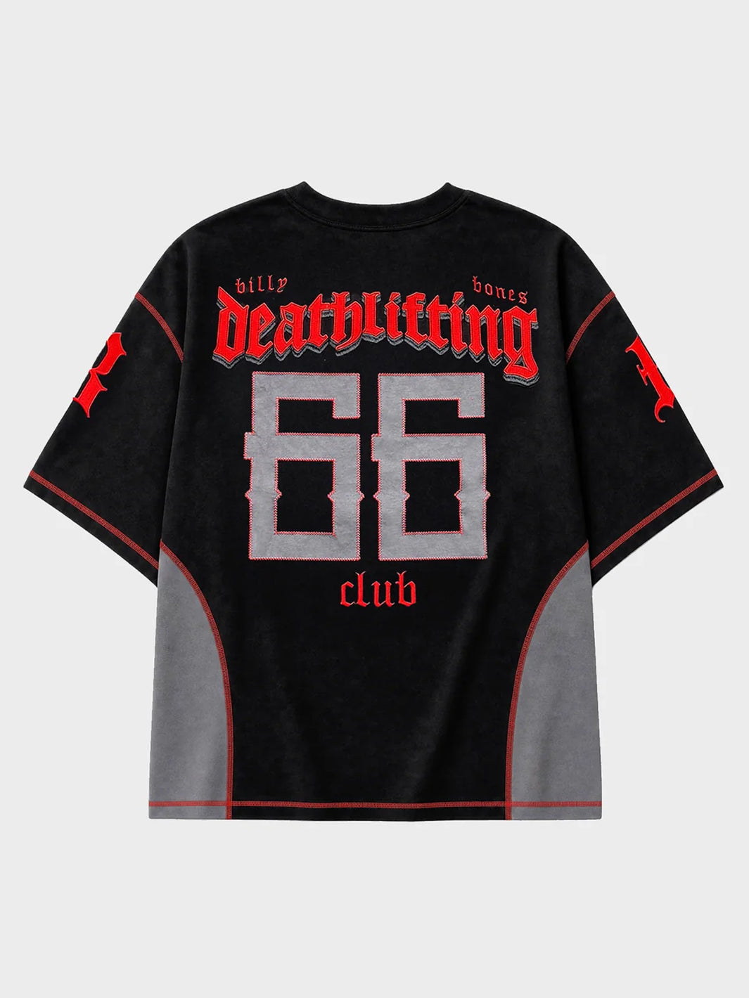 DEATHLIFTING JERSEY - BLACK/RED
