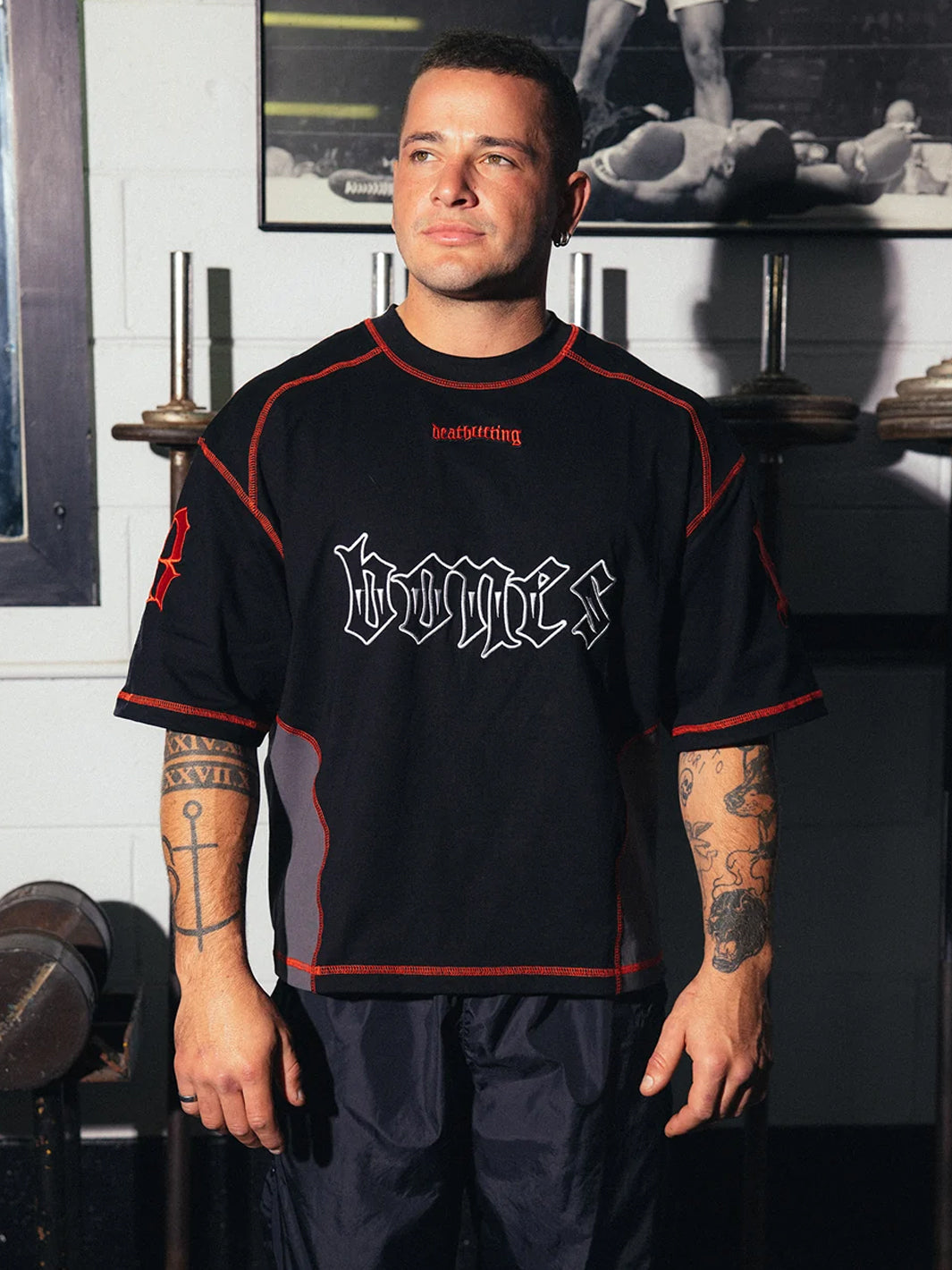 DEATHLIFTING JERSEY - BLACK/RED