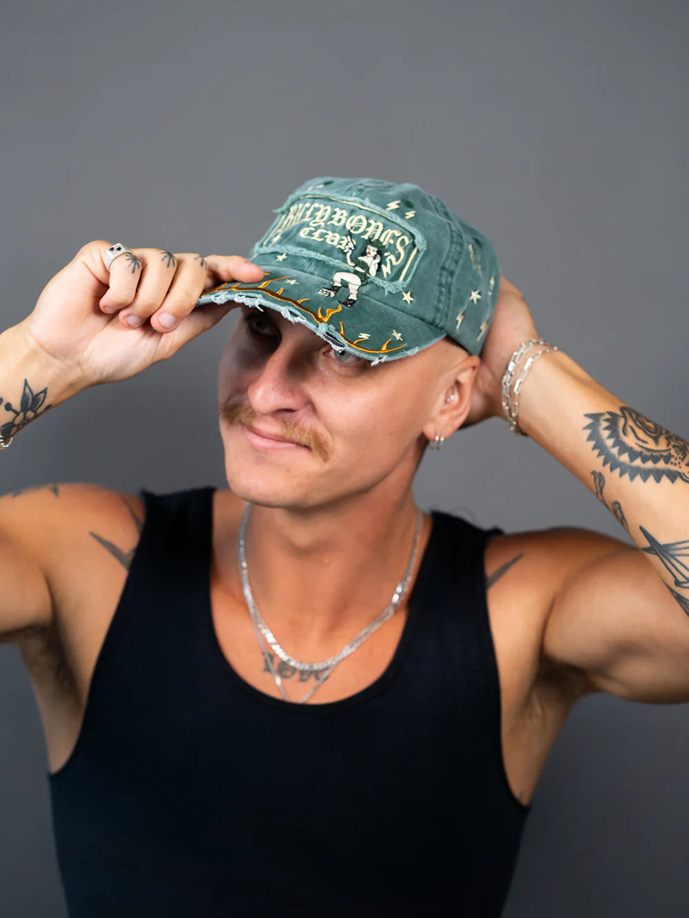 LIGHT MY FIRE CAP - WASHED GREEN