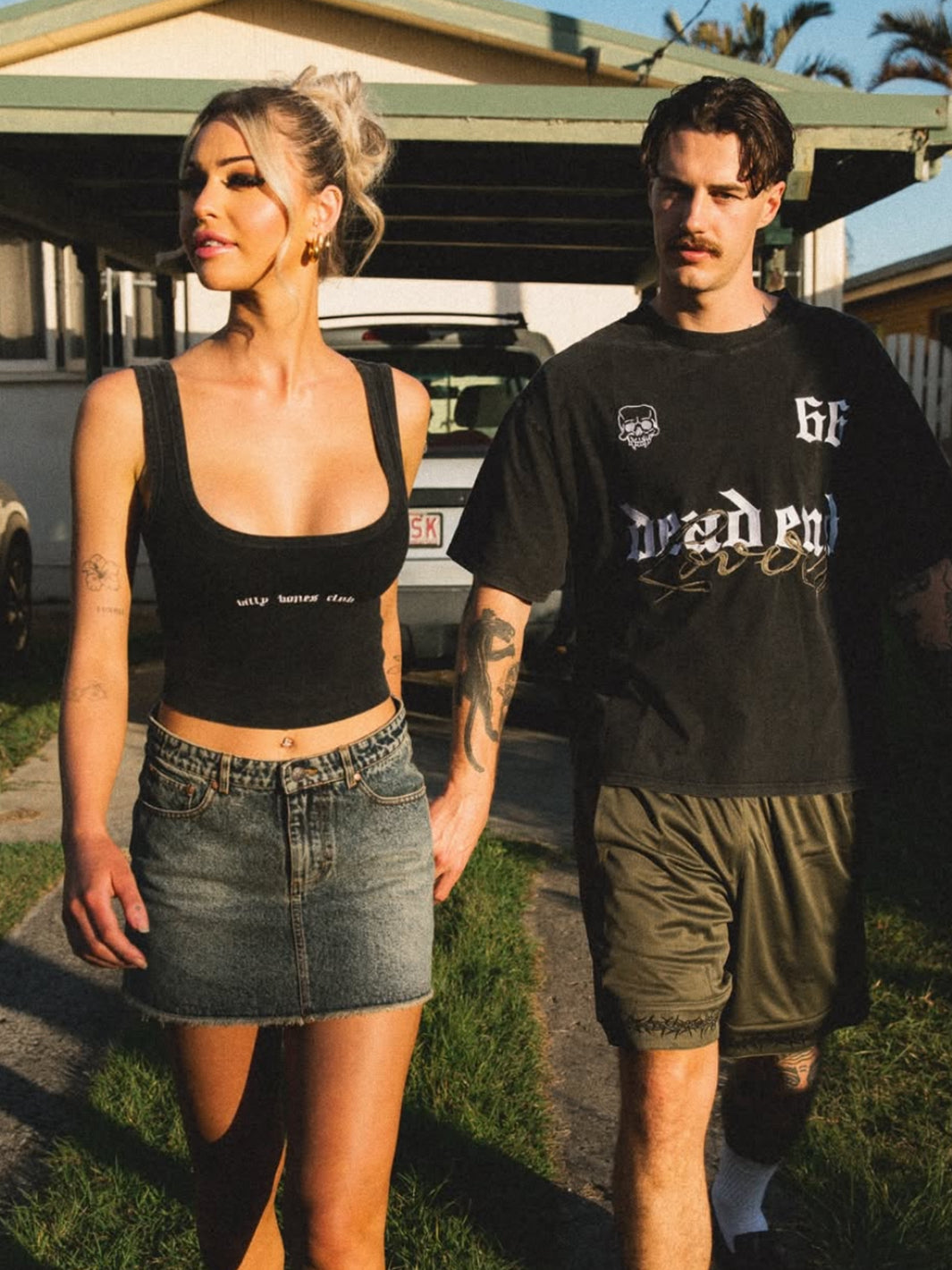 BACKBONE LOW CROP - WASHED BLACK