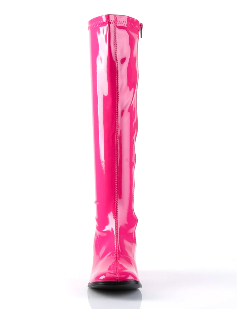 GOGO 300 BOOTS - HOT PINK STRETCH *PRE ORDER*