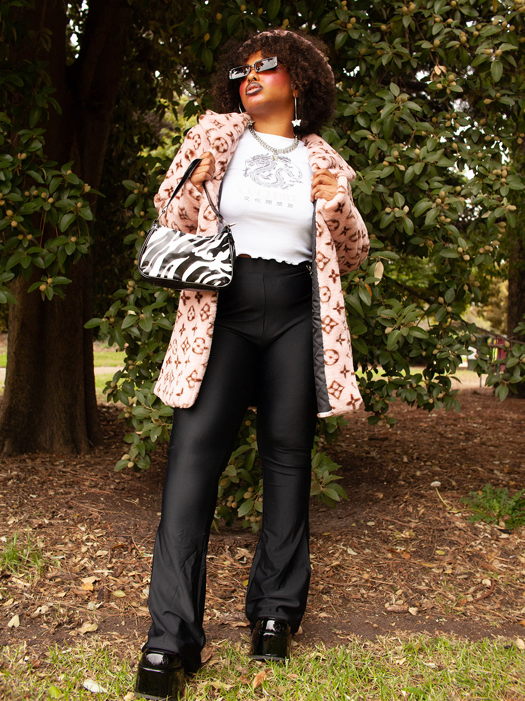 RICH BITCH FAUX FUR JACKET - PINK ✰ MADE 4 U ✰