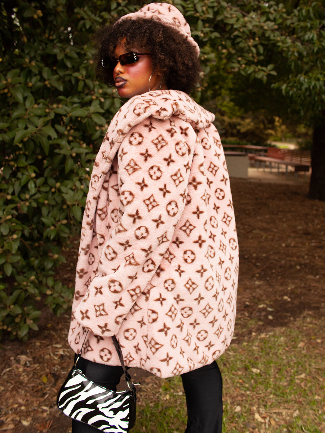 RICH BITCH FAUX FUR JACKET - PINK ✰ MADE 4 U ✰