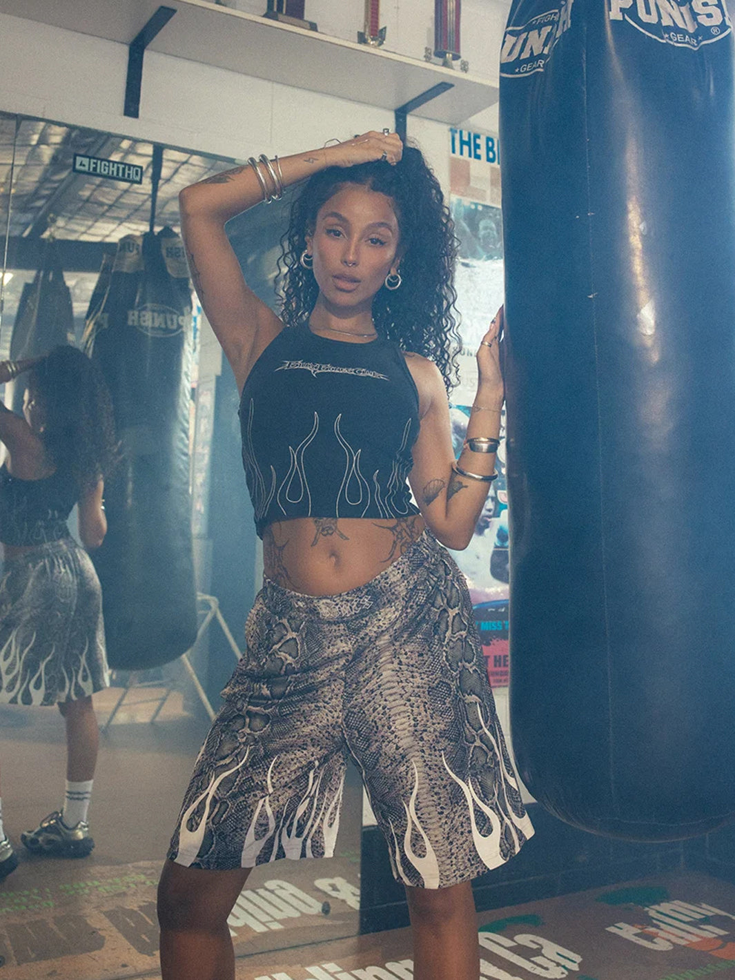 SERPENT BALLER SHORTS - SNAKESKIN