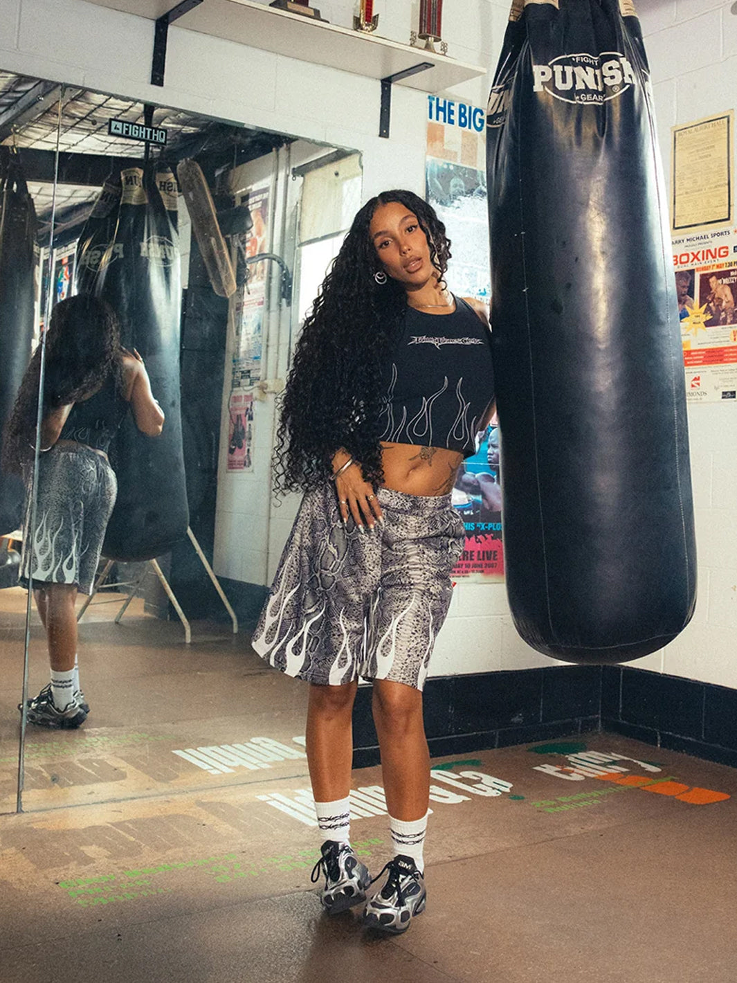 SERPENT BALLER SHORTS - SNAKESKIN