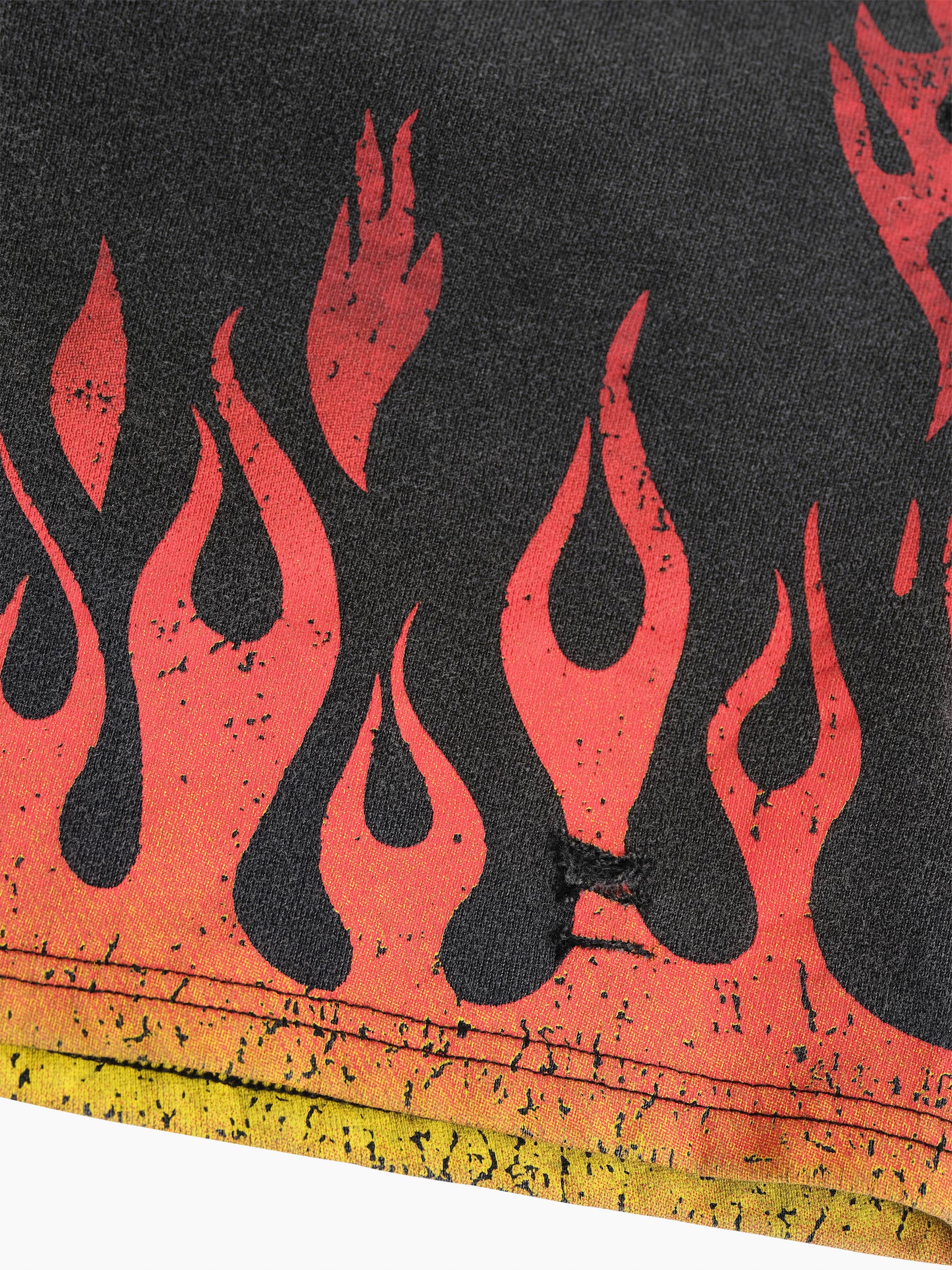 BURNER JERSEY SHORTS - FLAME/WASHED BLACK