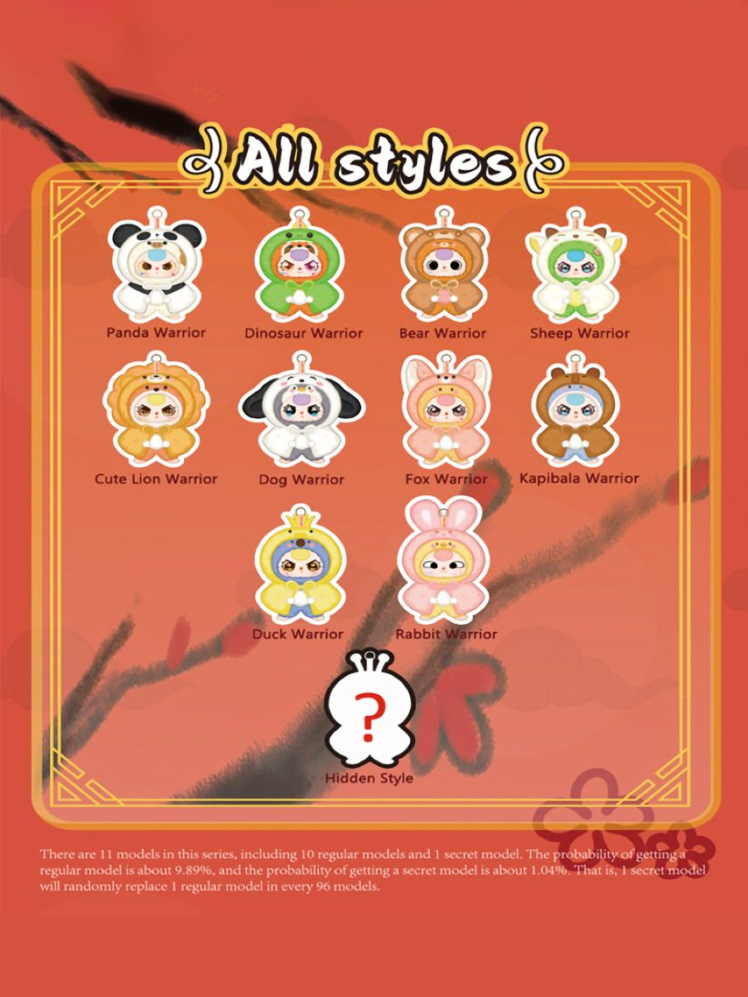 I'M NOT A WARRIOR PLUSH SURPRISE BLIND BOX