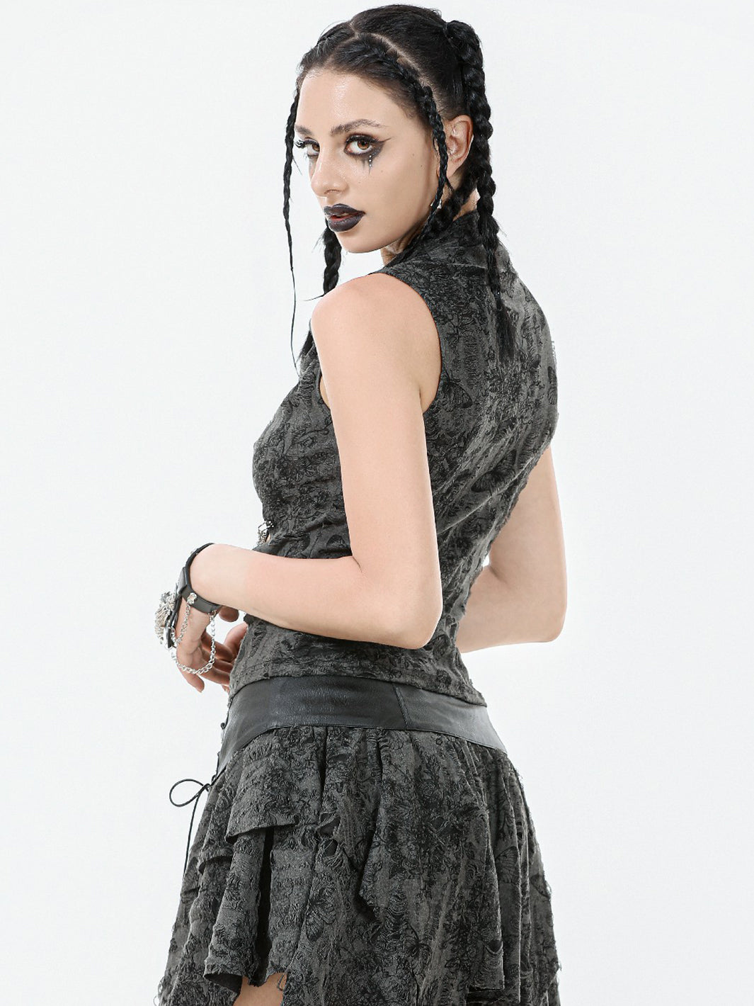 REBEL BUTTERFLY SLEEVELESS TOP