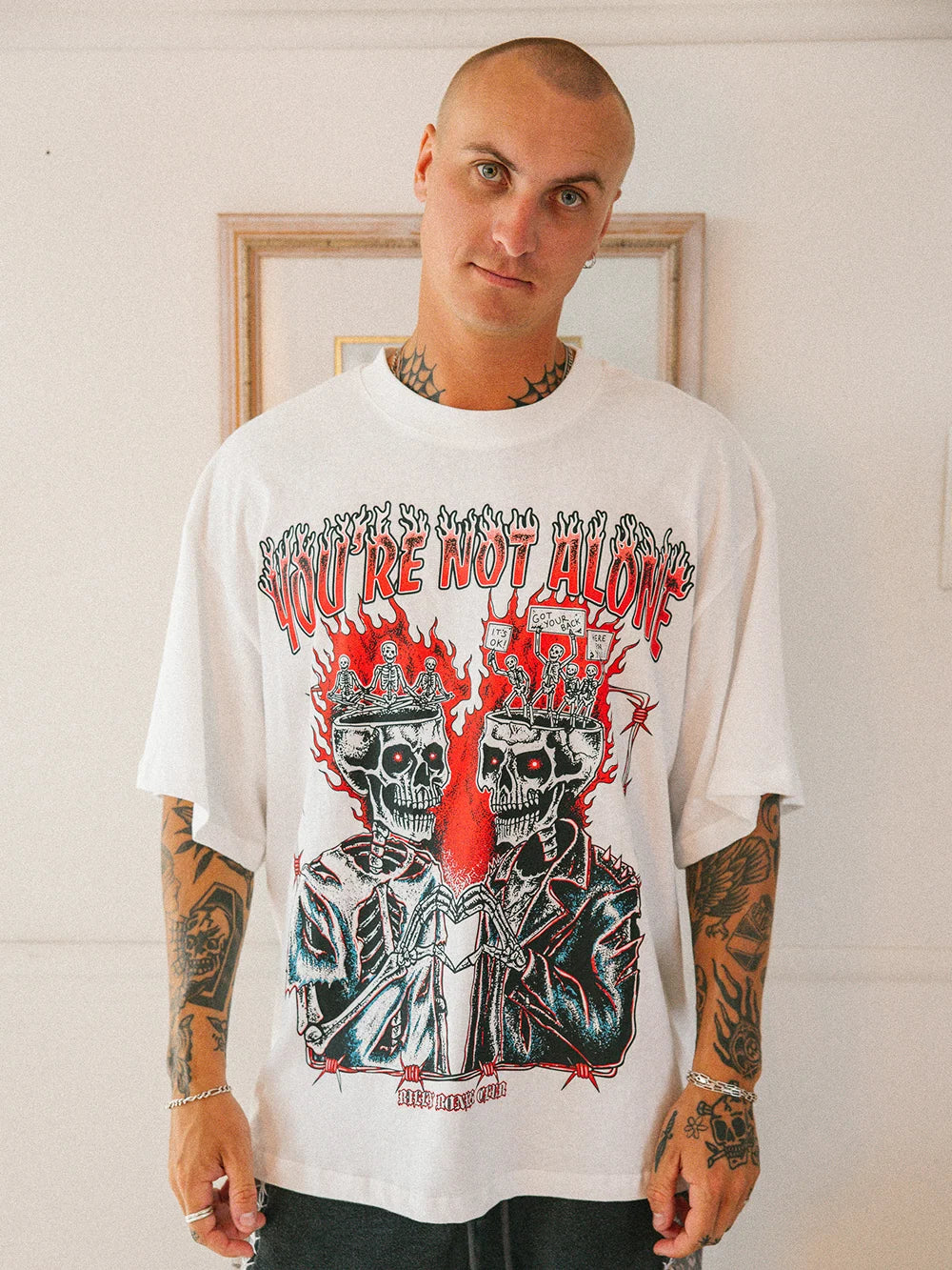 YOU'RE NOT ALONE TEE - VINTAGE WHITE