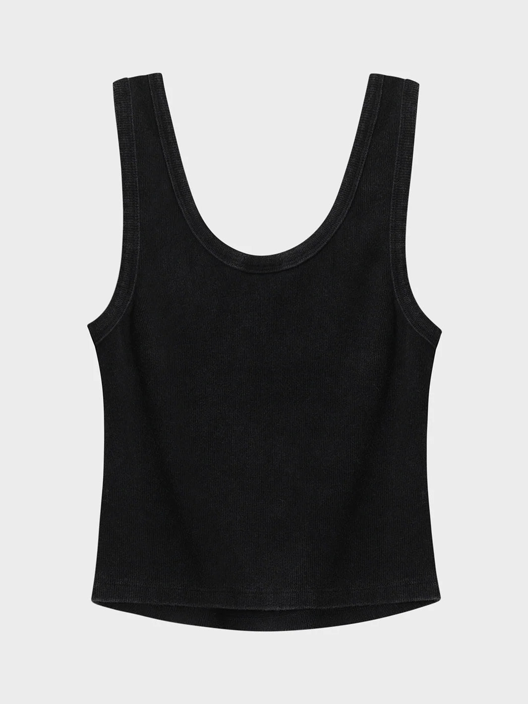 BACKBONE LOW CROP - WASHED BLACK